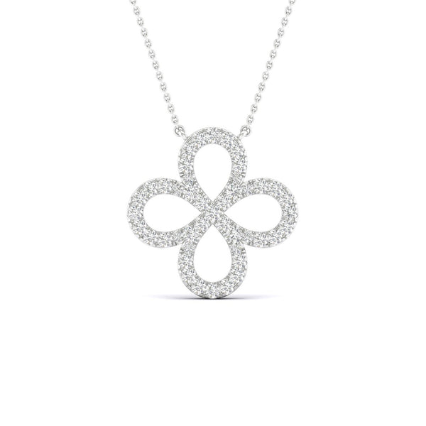 Infinity-Clover Silhouette Necklace_Product Angle_PCP Main Image