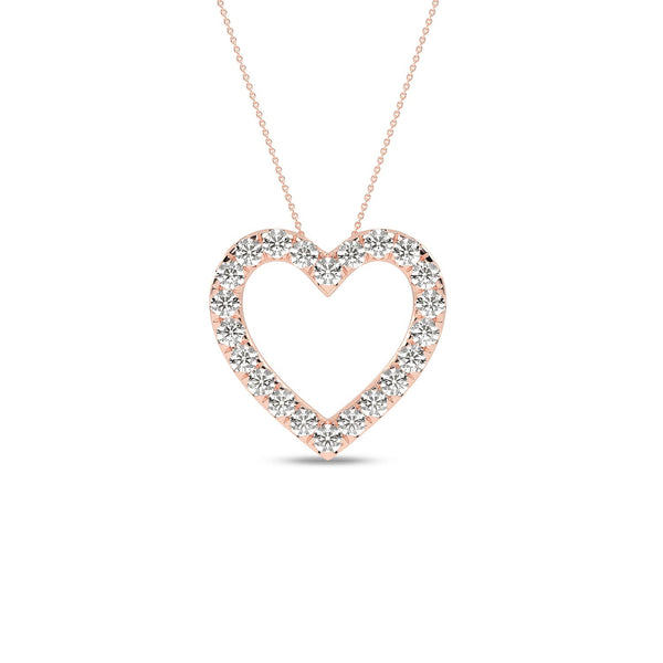 Atmos Heart Silhouette Necklace_Product Angle_PCP Main Image