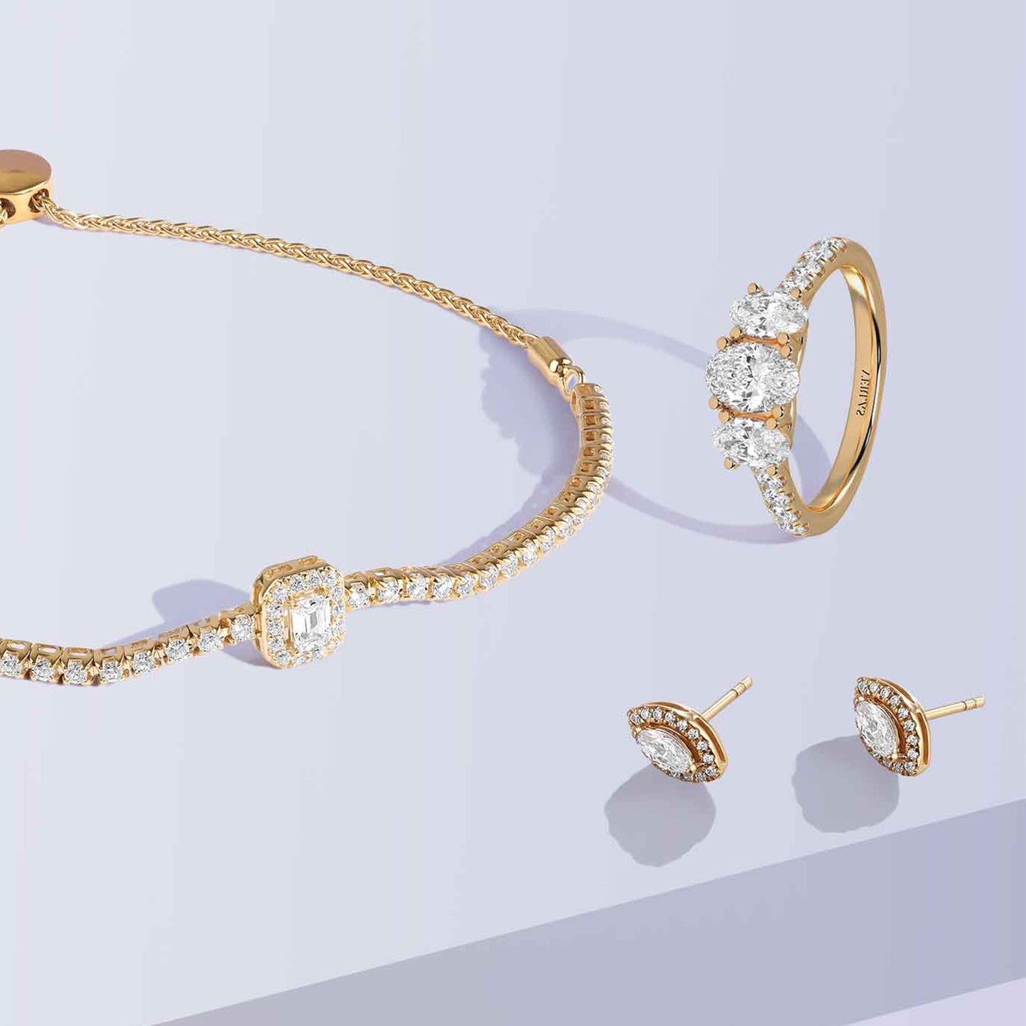 Embellished Ellipse Vows