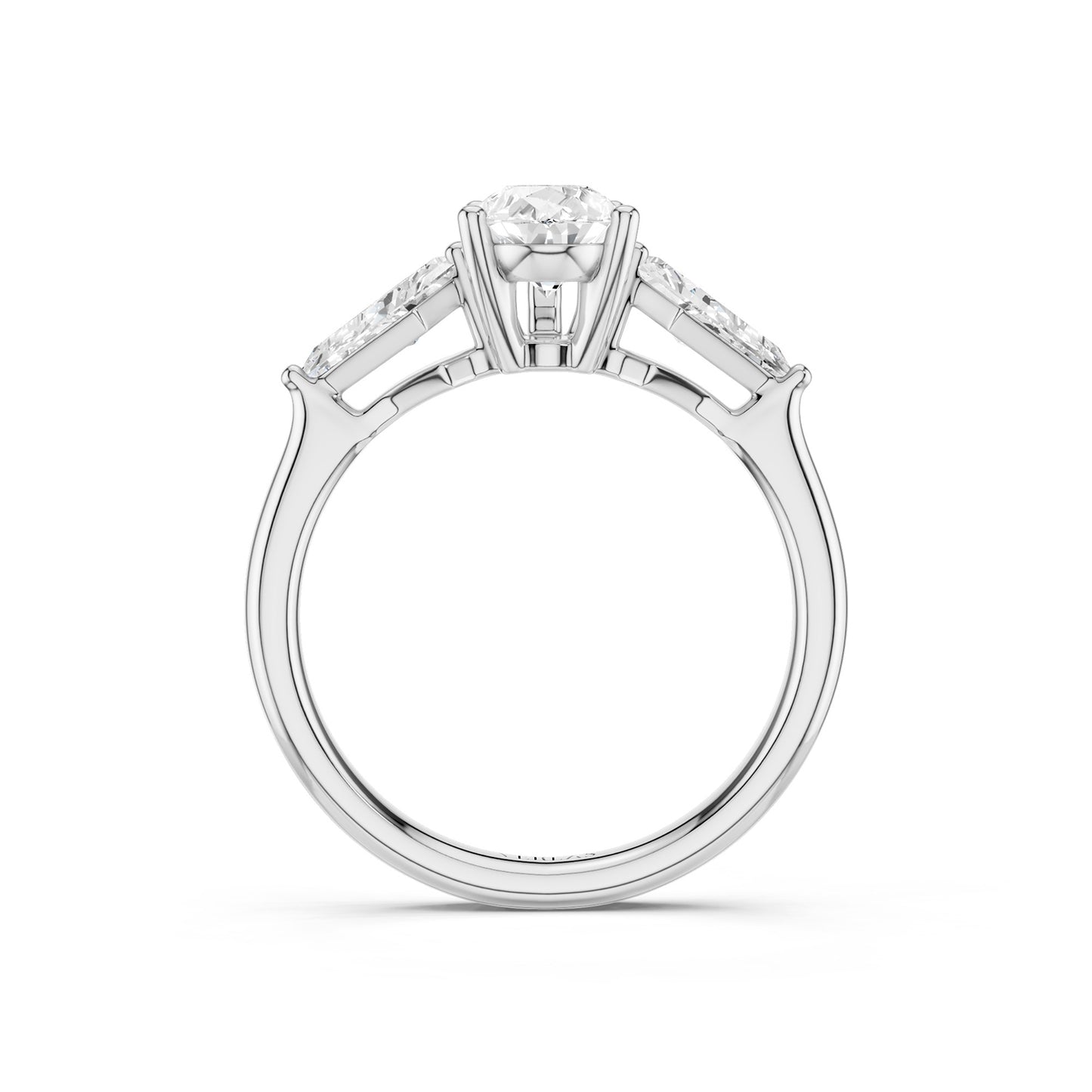 Pear - Kite Trinity Diamond Ring