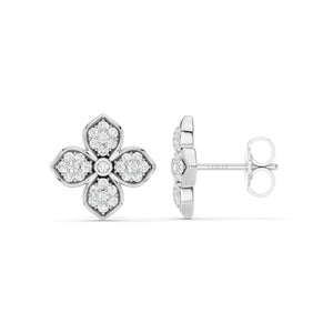 La Fleur Diamond Radiant Studs