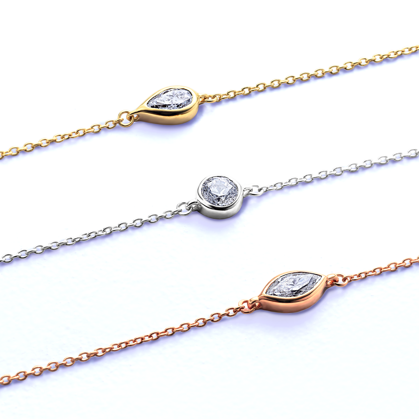 Dewdrop Diamond Glitter Bracelet