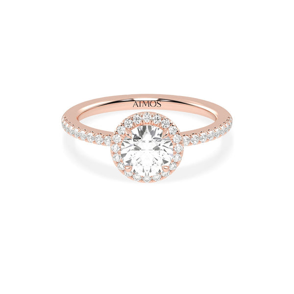 Luxe Round Halo Ring