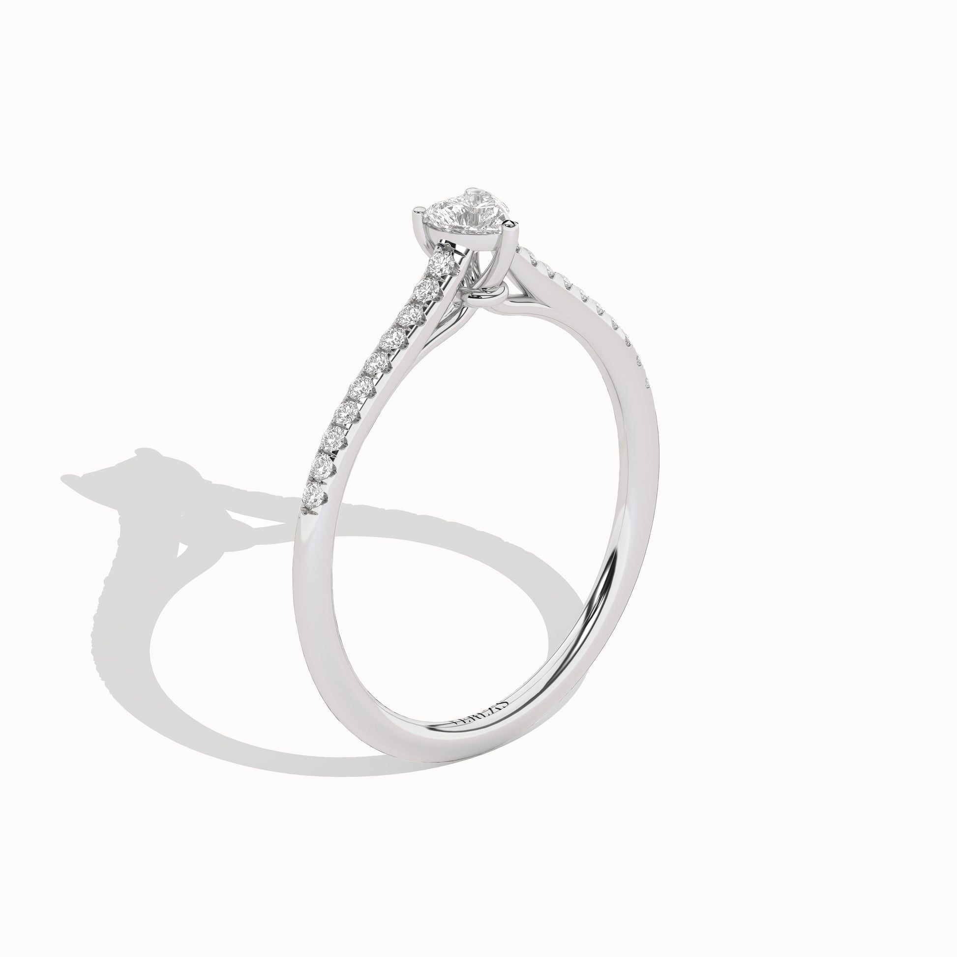 Signature Heart Ring_Product Angle_1/4Ct - 2