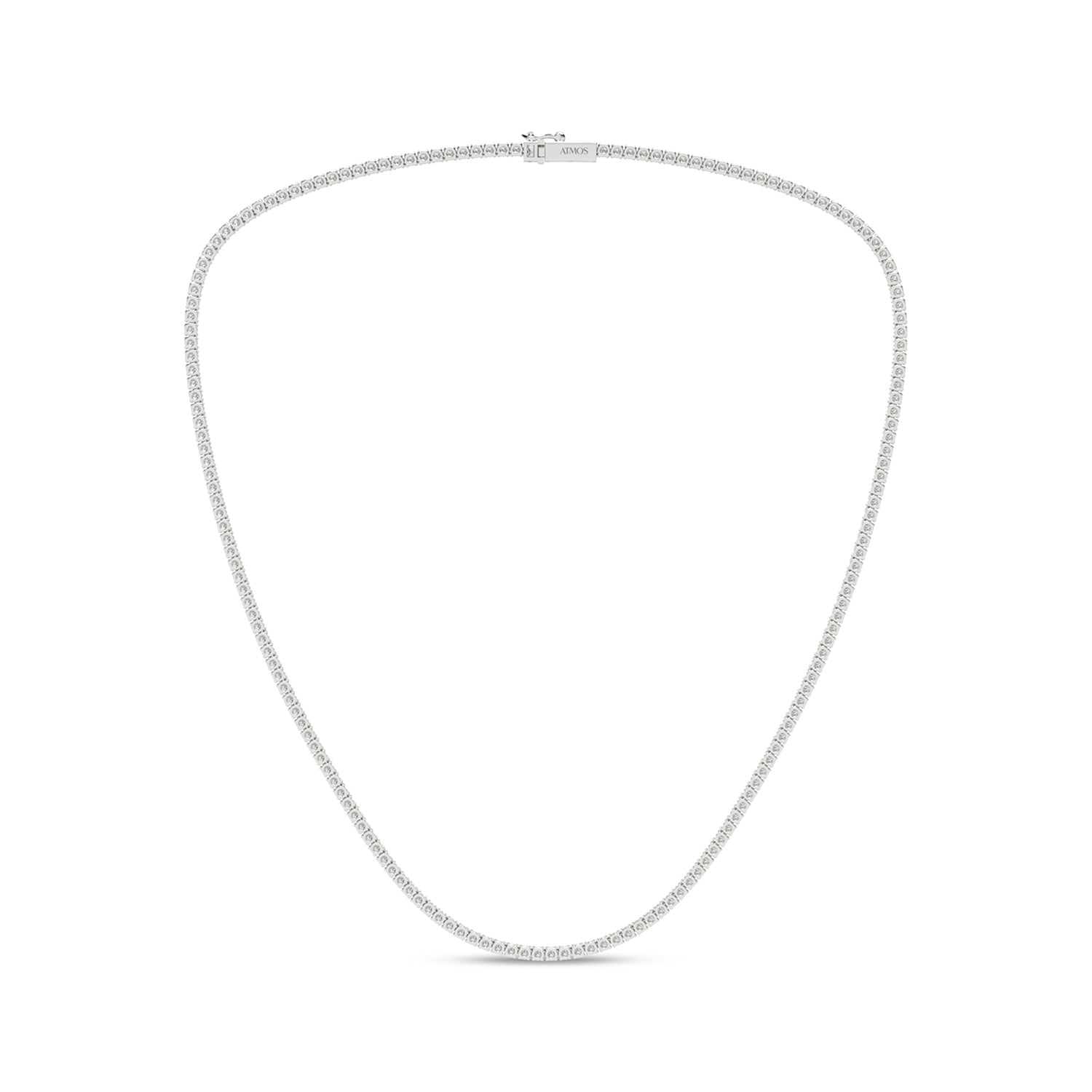 Enchanting Atmos Tennis Necklace_Product Angle_5 Ct. - 3
