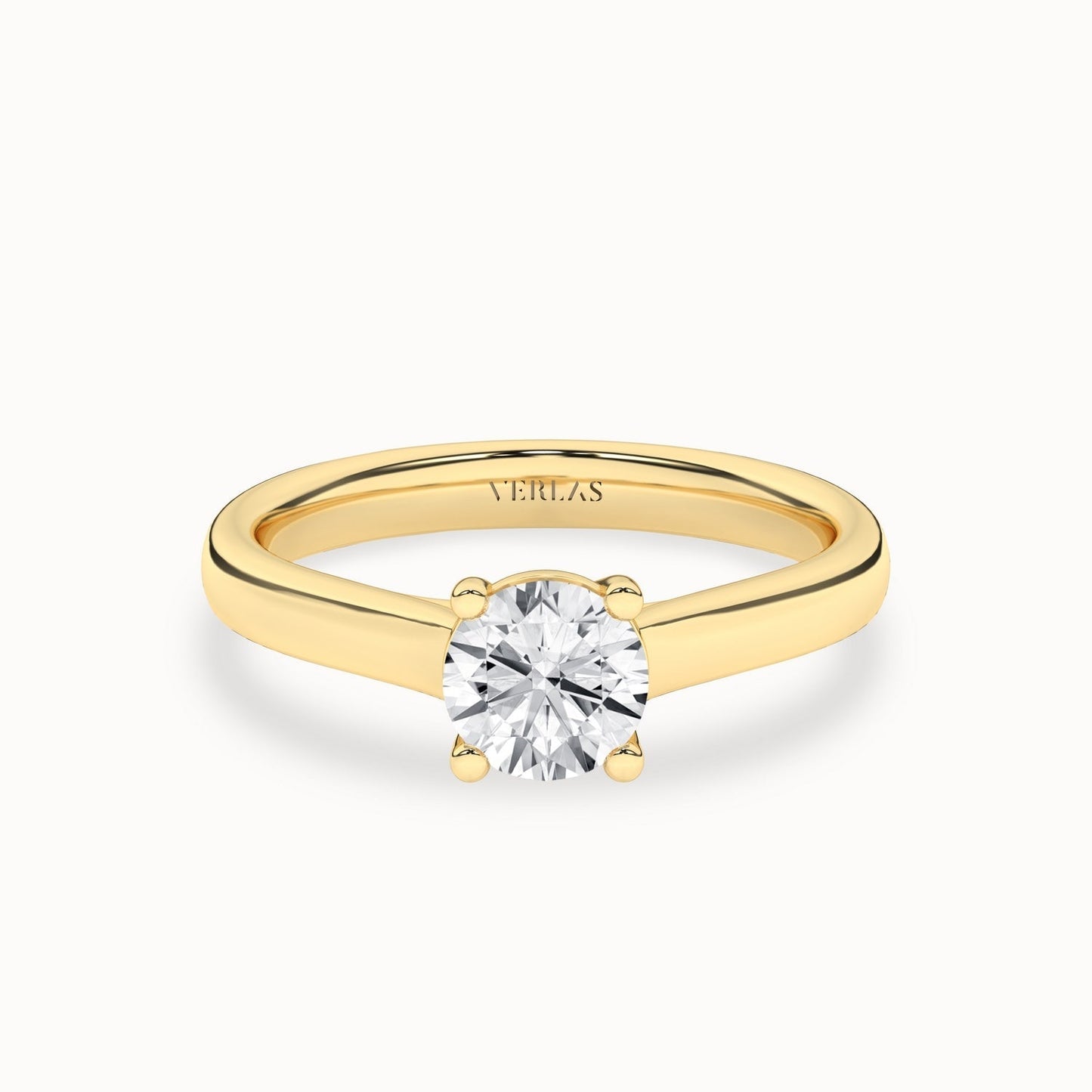 Timeless Round Ring_Product Angle_1Ct - 1