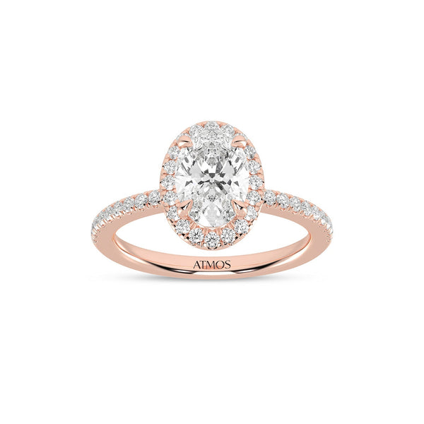 Atmos Luxe Oval Halo Ring_Product Angle_PCP Main Image