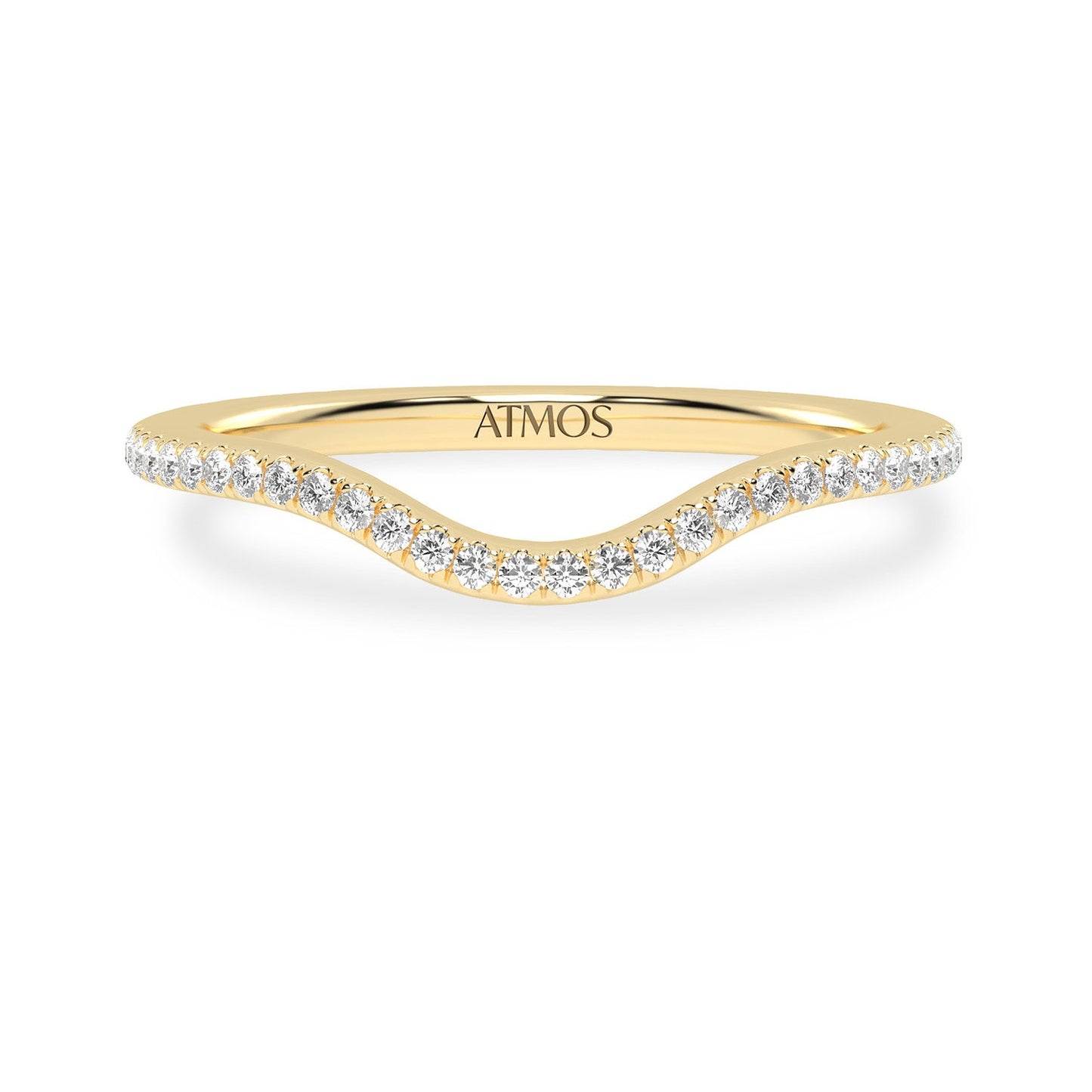 Atmos Chevron Ring_Product Angle_1/6 Ct. - 1