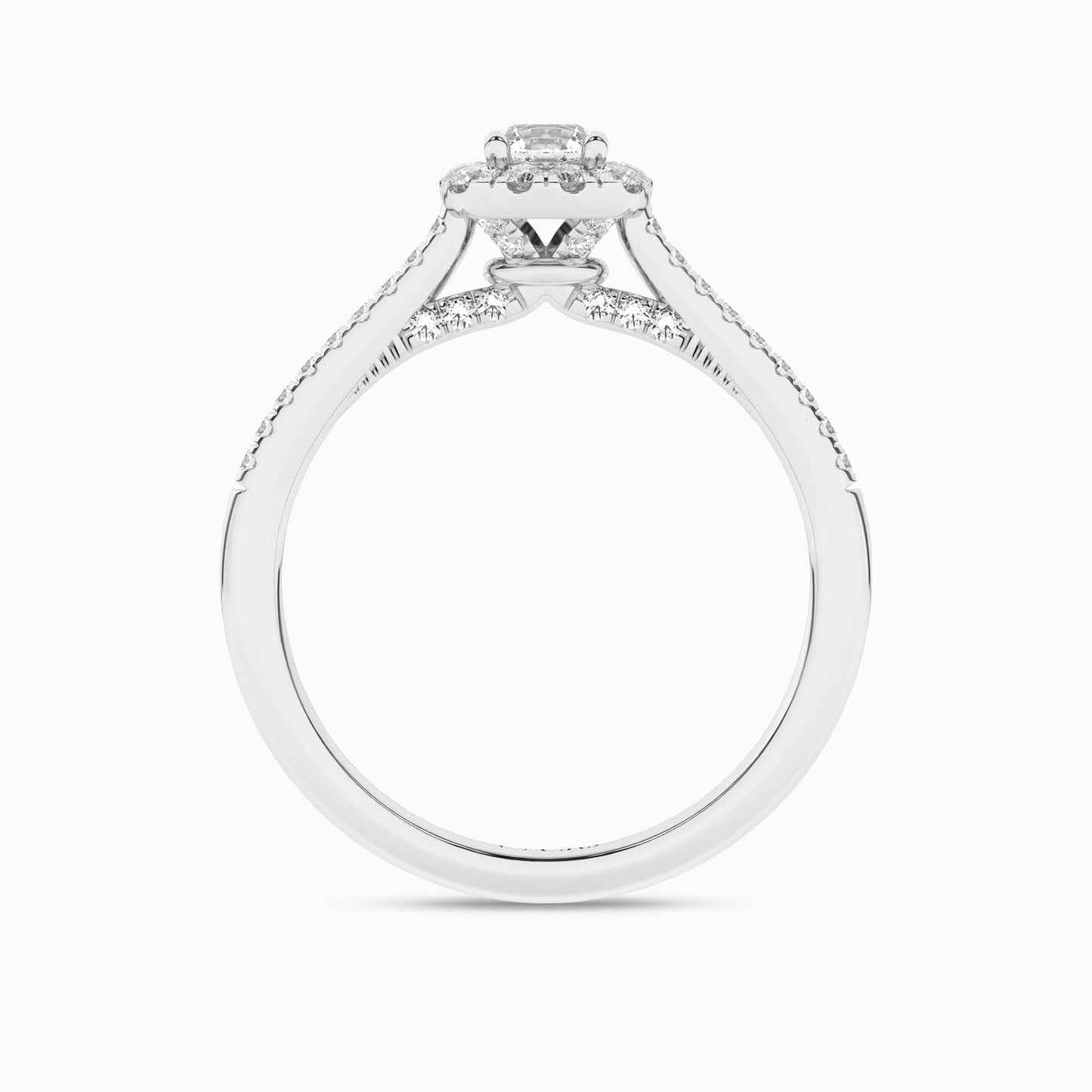 Round-Center Princess Halo Ring_Product Angle_1/2Ct. - 2