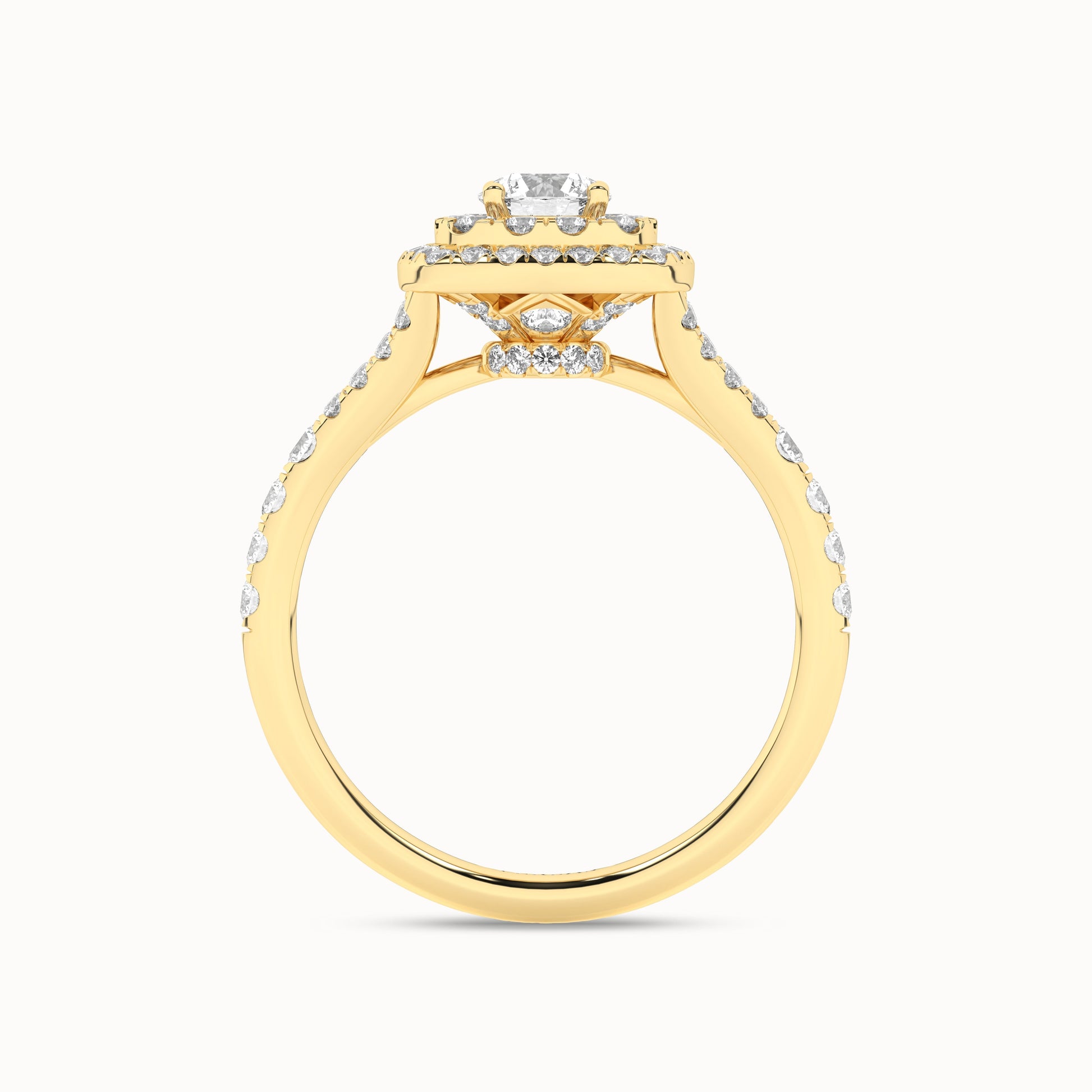 Round-Center Princess Double Halo Ring_Product Angle_1Ct - 2