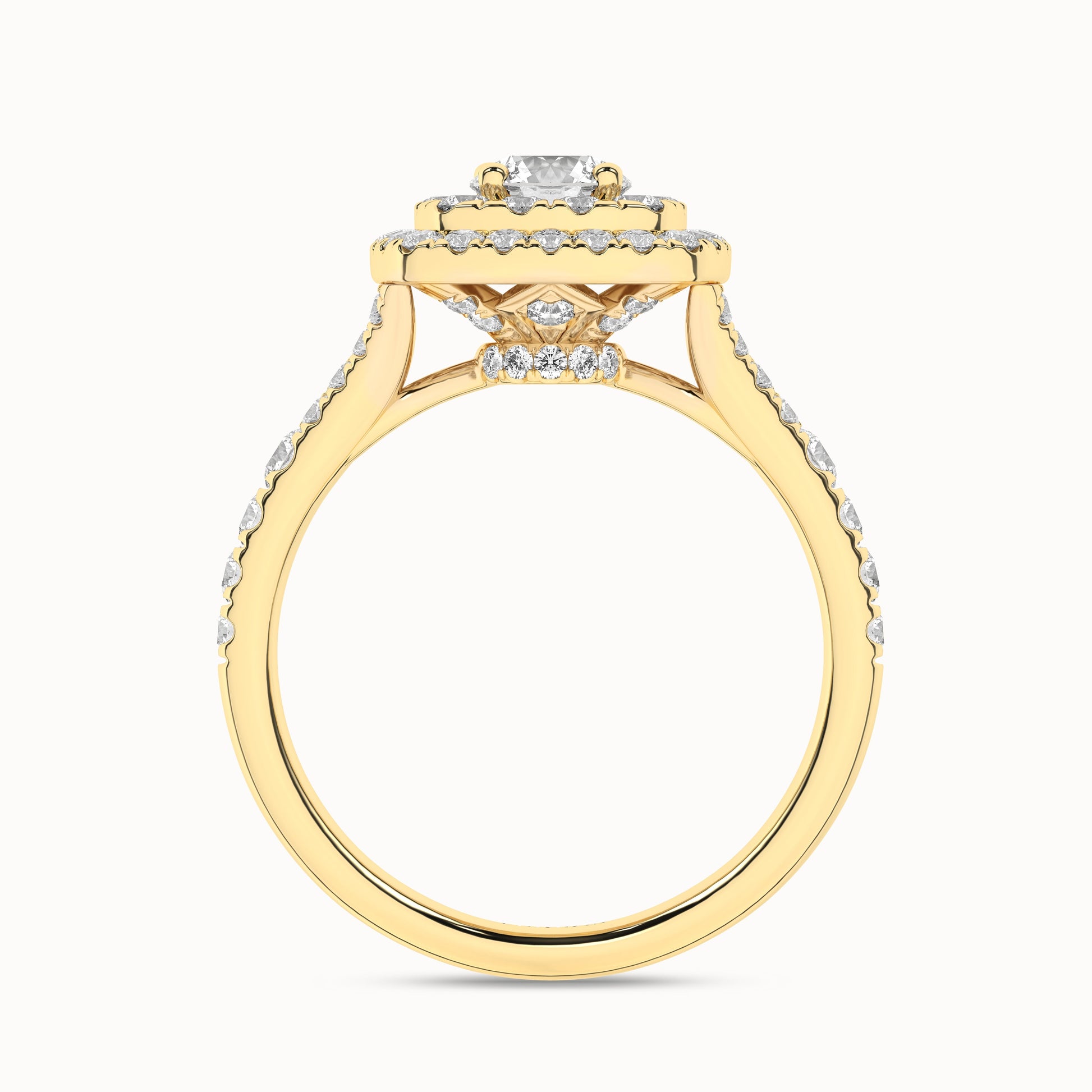 Round-Center Princess Double Halo Ring_Product Angle_1 1/3Ct - 2