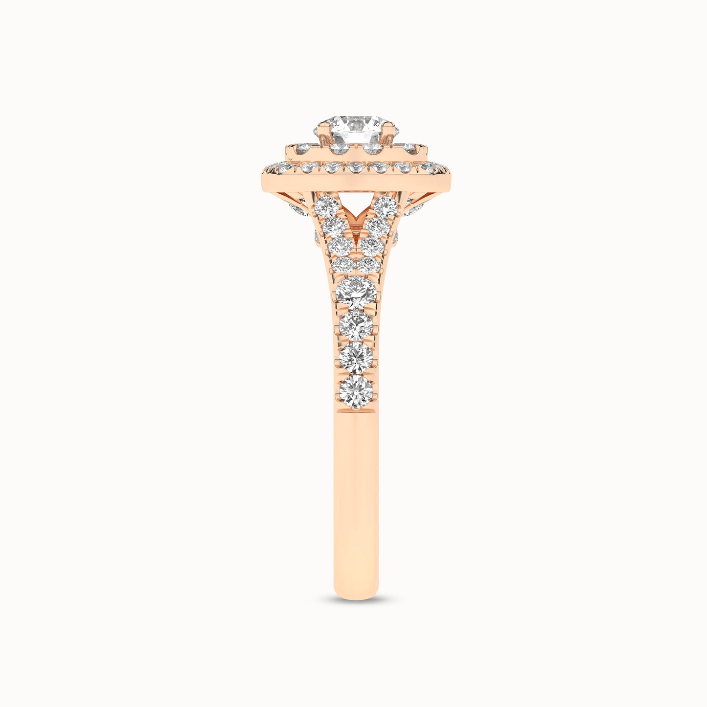 Round-Center Princess Double Halo Ring_Product Angle_1Ct - 3