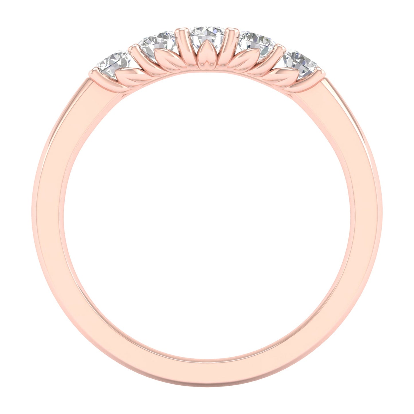 Essential 4-Pronged Round Ring_Product Angle_1/2 Ct. - 3