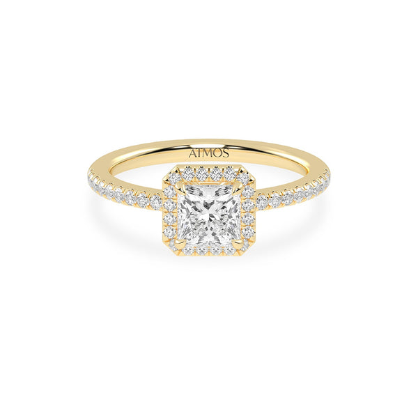 Luxe Princess Halo Ring