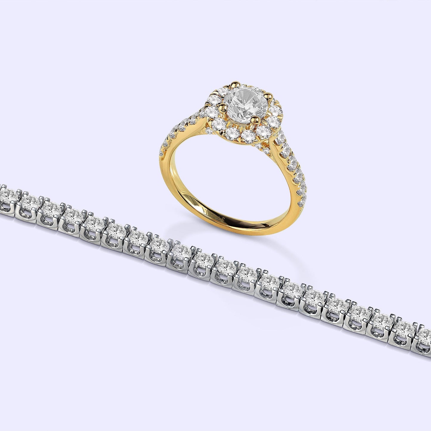 Essential Tennis Bracelet_Product Angle_Creative Image