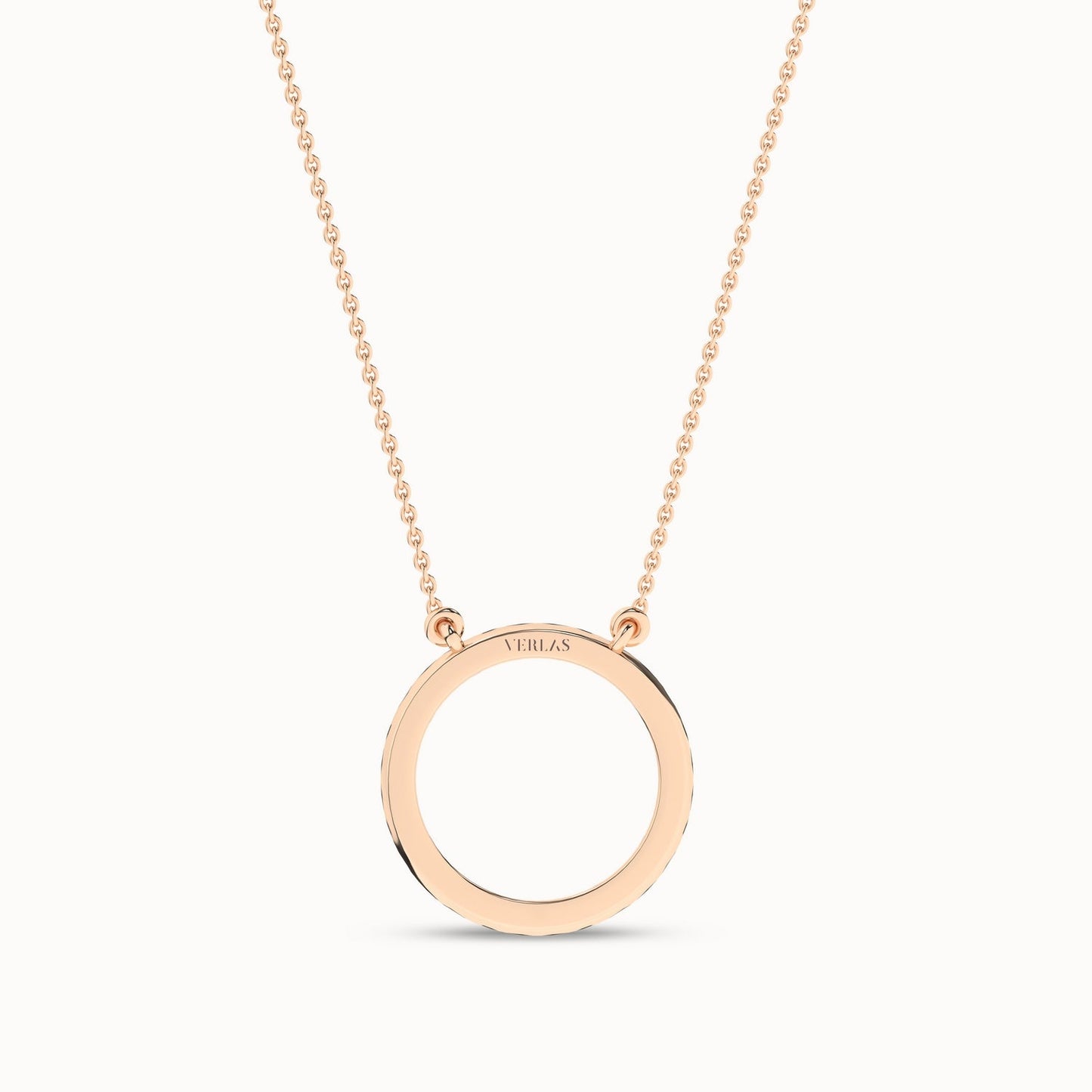 Circular Silhouette Necklace_Product Angle_1/4Ct. - 3