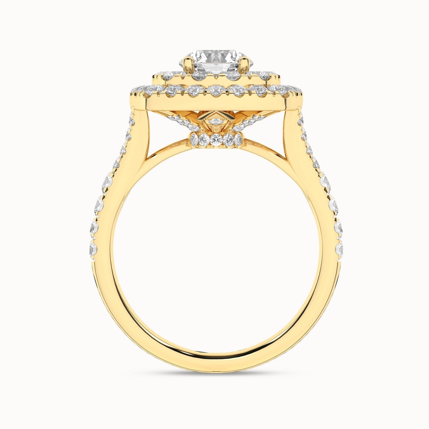 Round-Center Princess Double Halo Ring_Product Angle_2 1/4Ct - 2