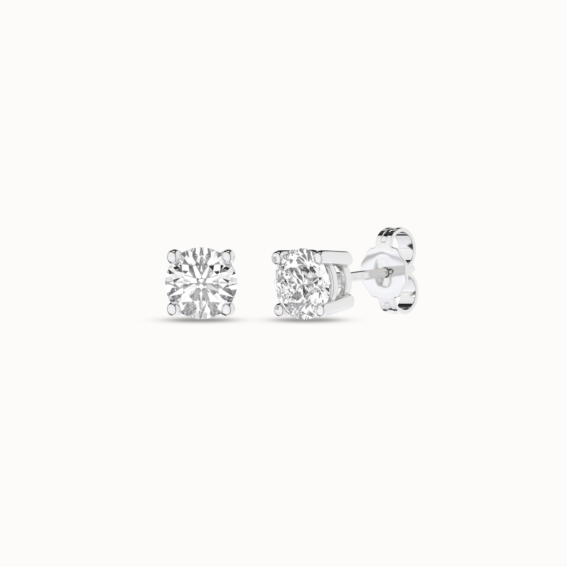 Round Solitaire Studs_Product Angle_1Ct. - 2