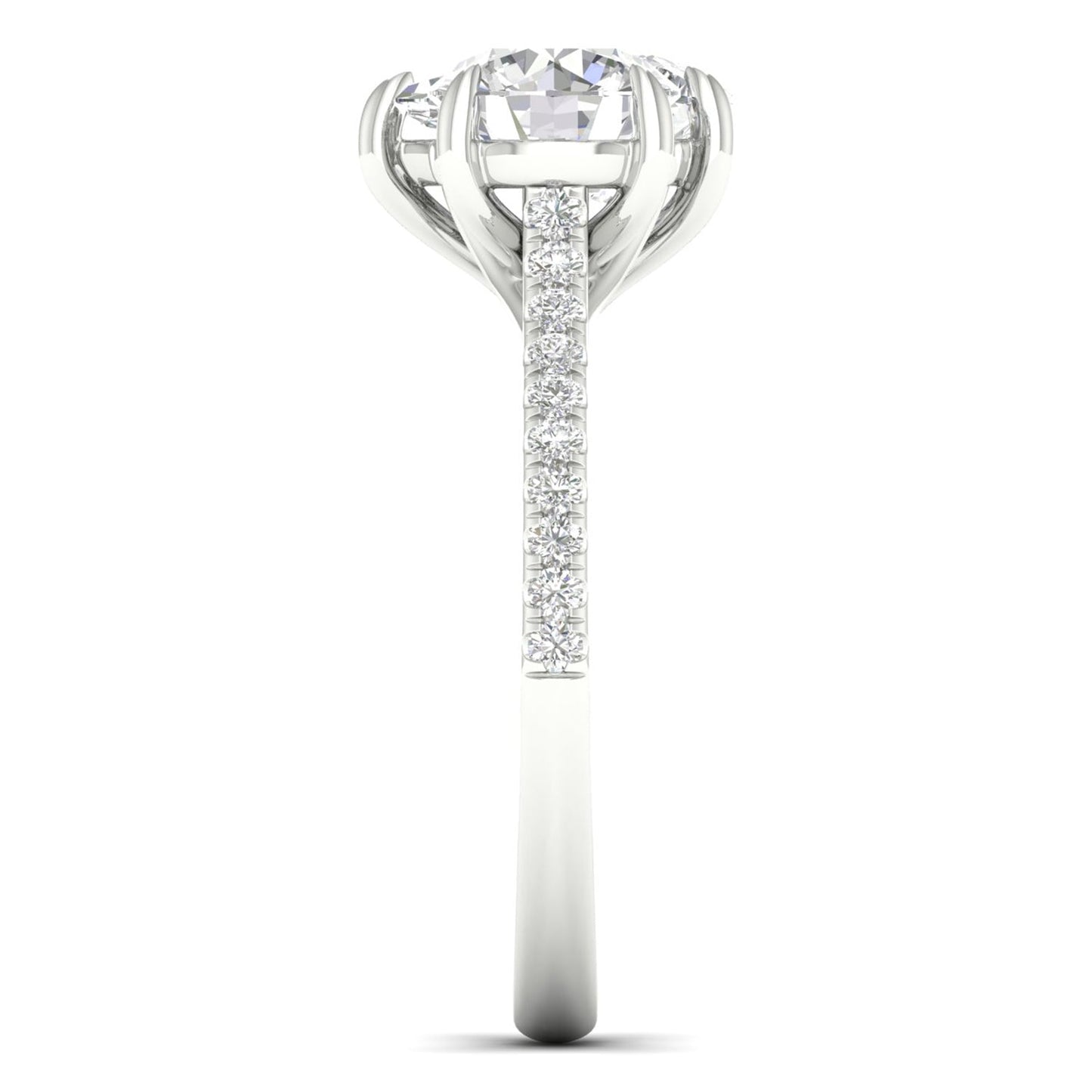 Atmos Pear Round Two Stone Diamond Ring_Product Angle_2 1/6 Ct. - 4