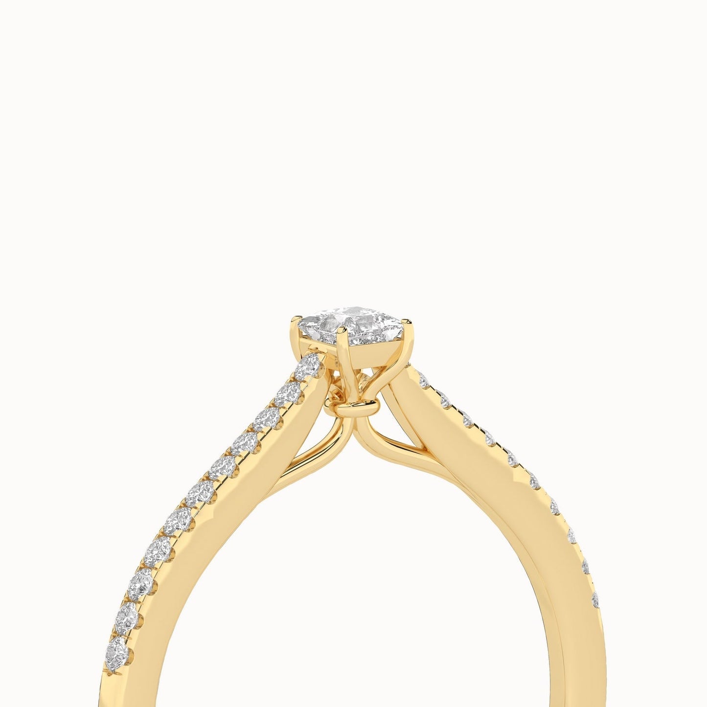 Signature Princess Ring_Product Angle_1/4Ct - 5