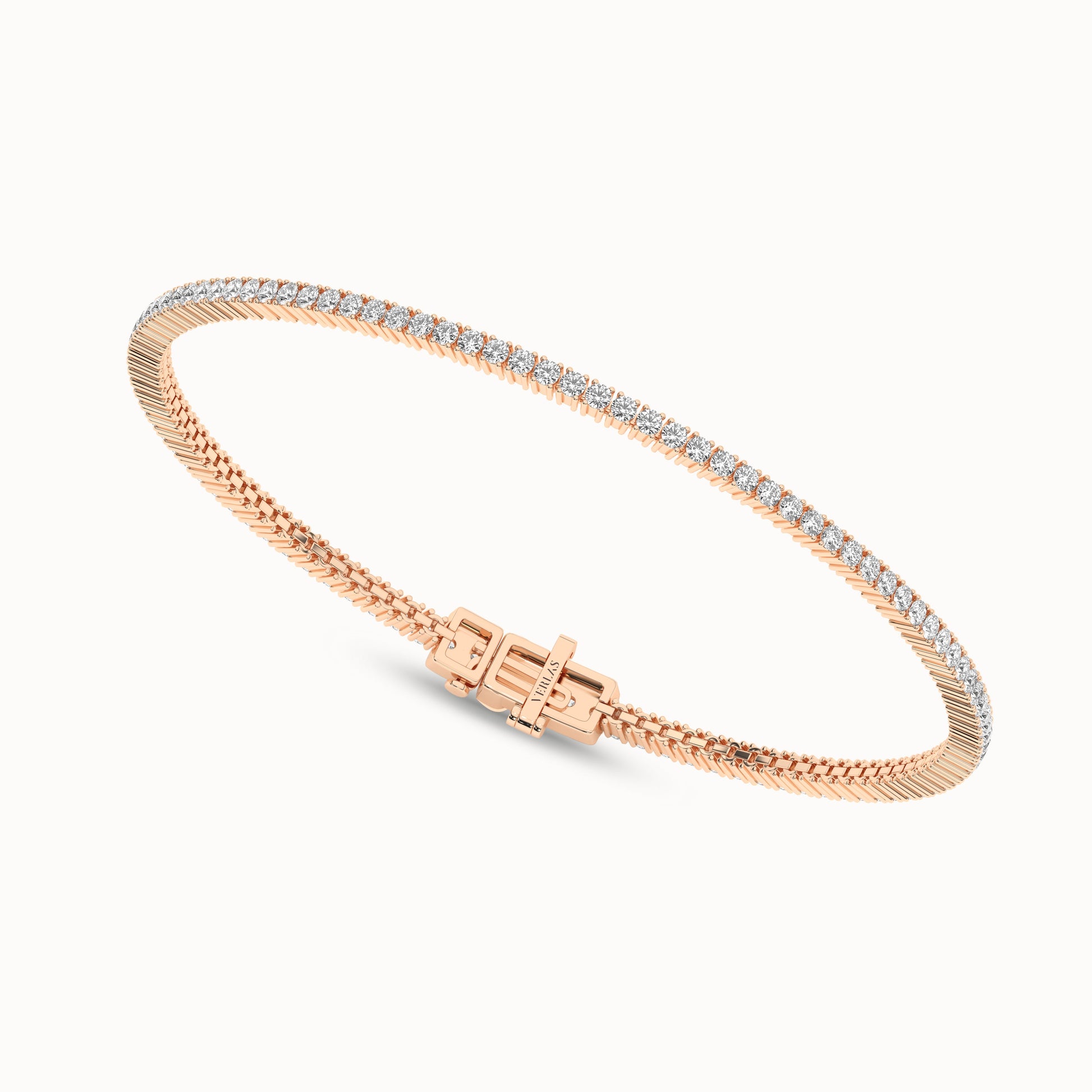 La Fleur Tennis Bracelet_Product angle_2 Ct. - 3