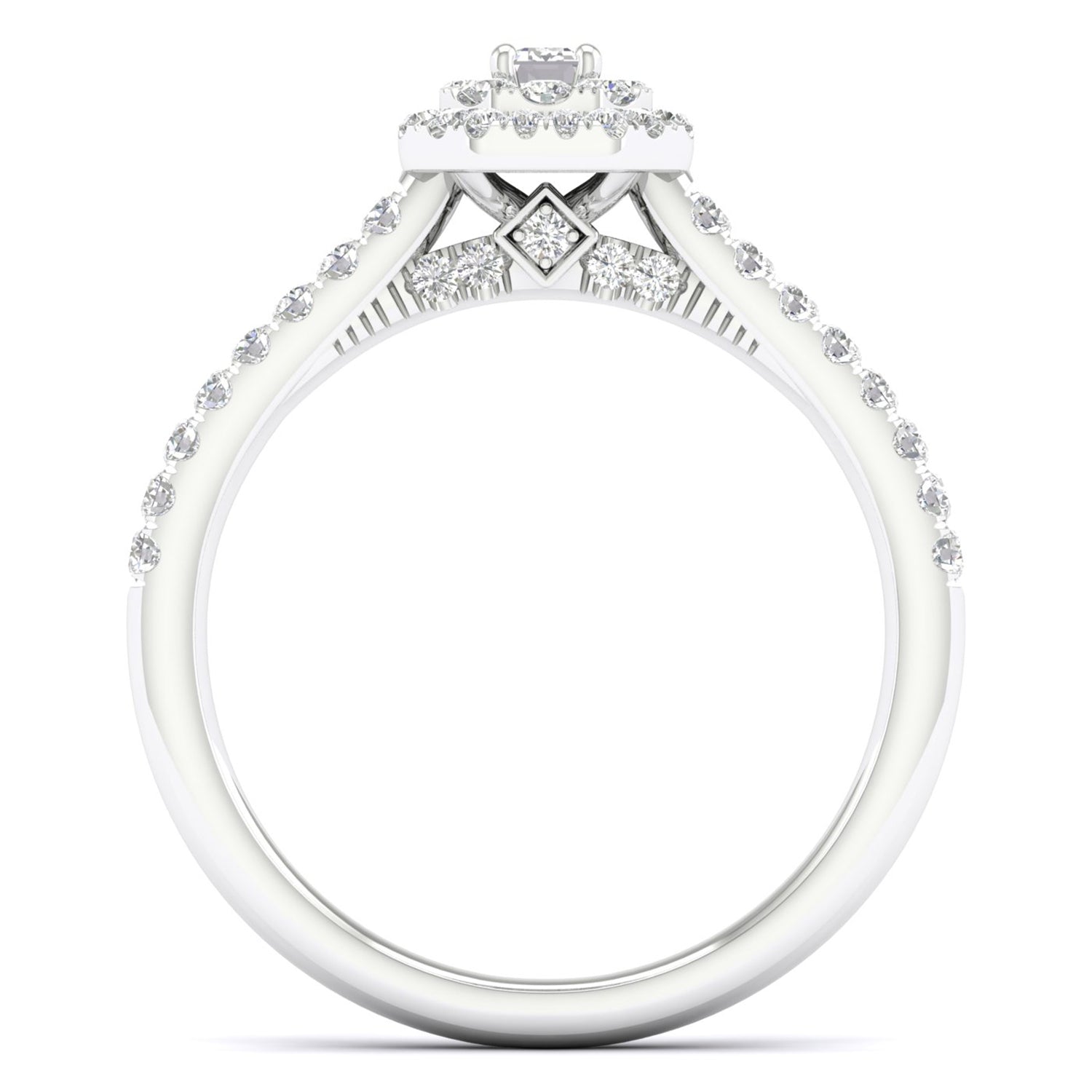 Quaint Signature Emerald Double Halo Ring_Product Angle_1/2 - 3