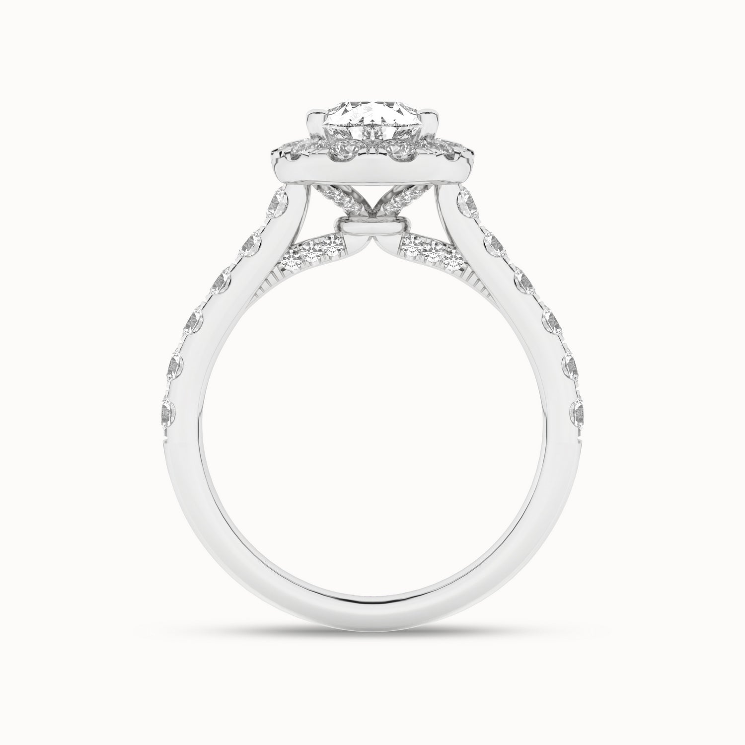 Signature Dewdrop Halo Ring_Product Angle_2Ct - 3