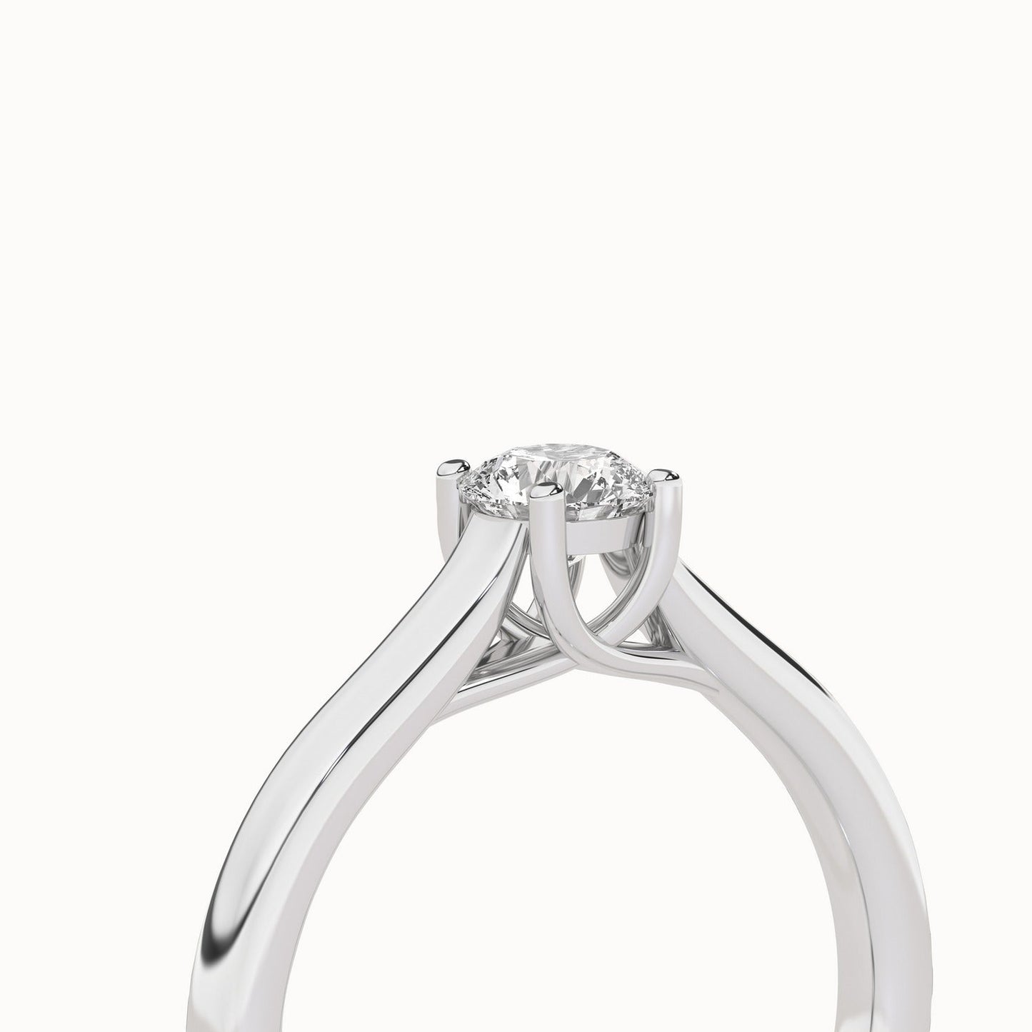 Timeless Round Ring_Product Angle_1/2Ct - 5