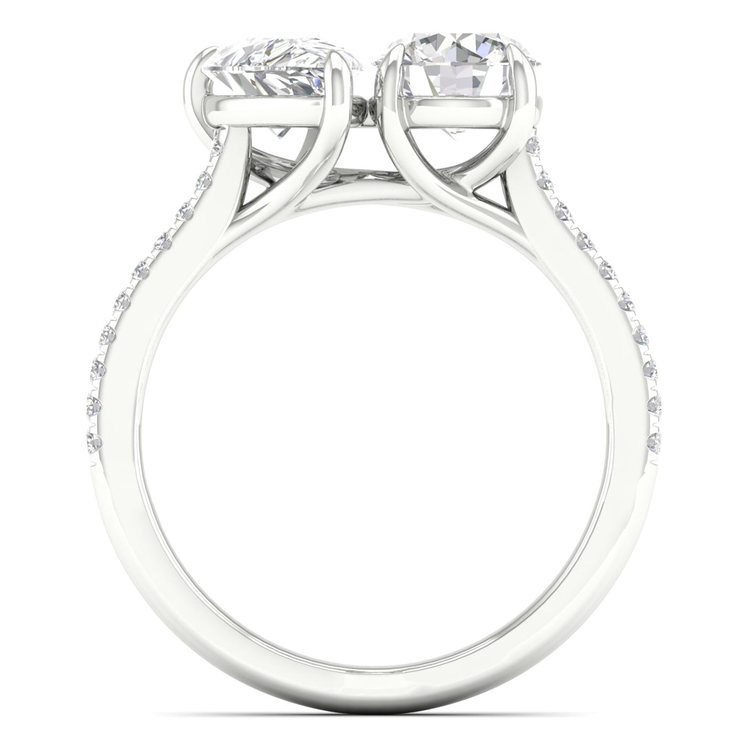 Atmos Pear Round Two Stone Diamond Ring_Product Angle_2 1/6 Ct. - 3