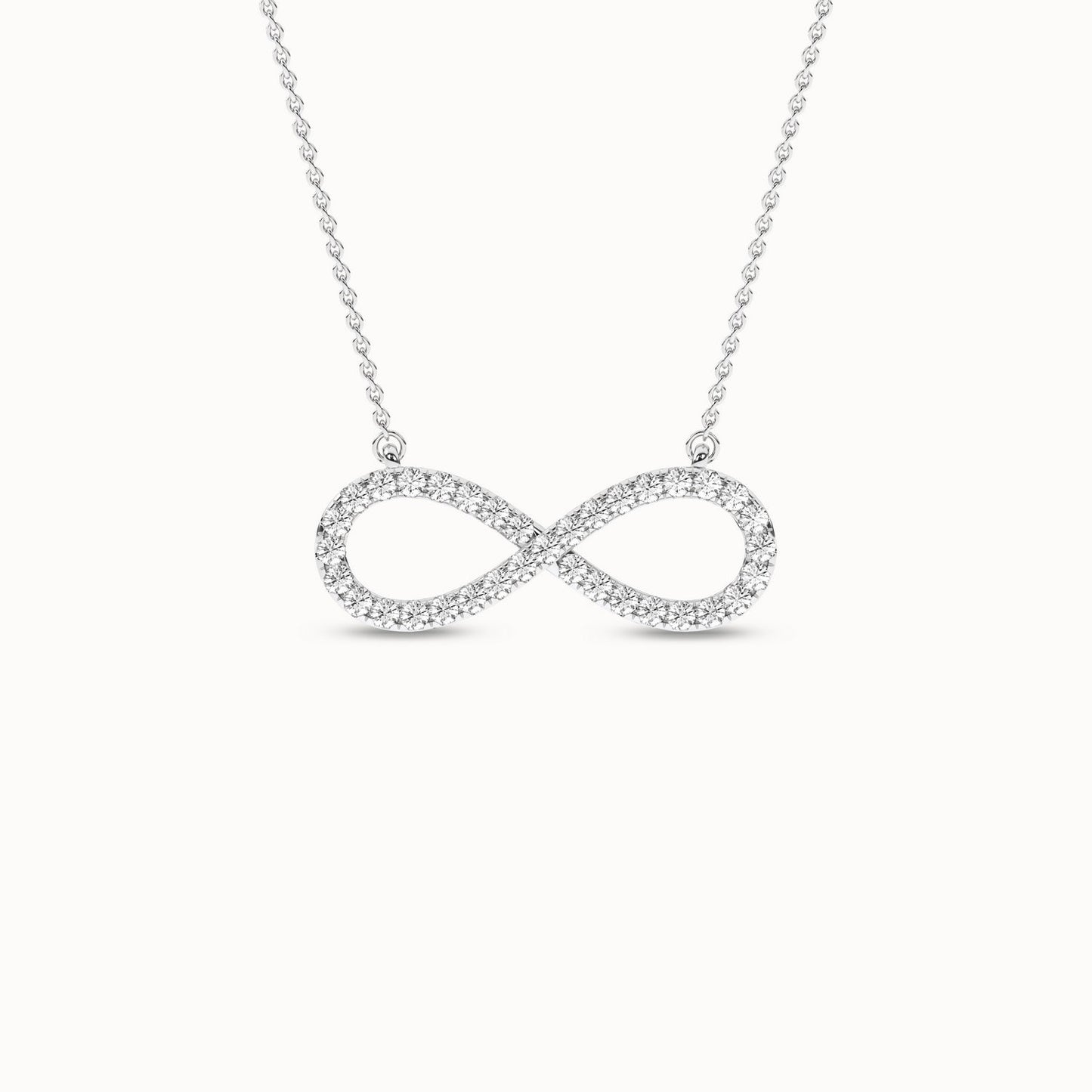 Infinity Necklace_Product Angle_1/4Ct. - 1