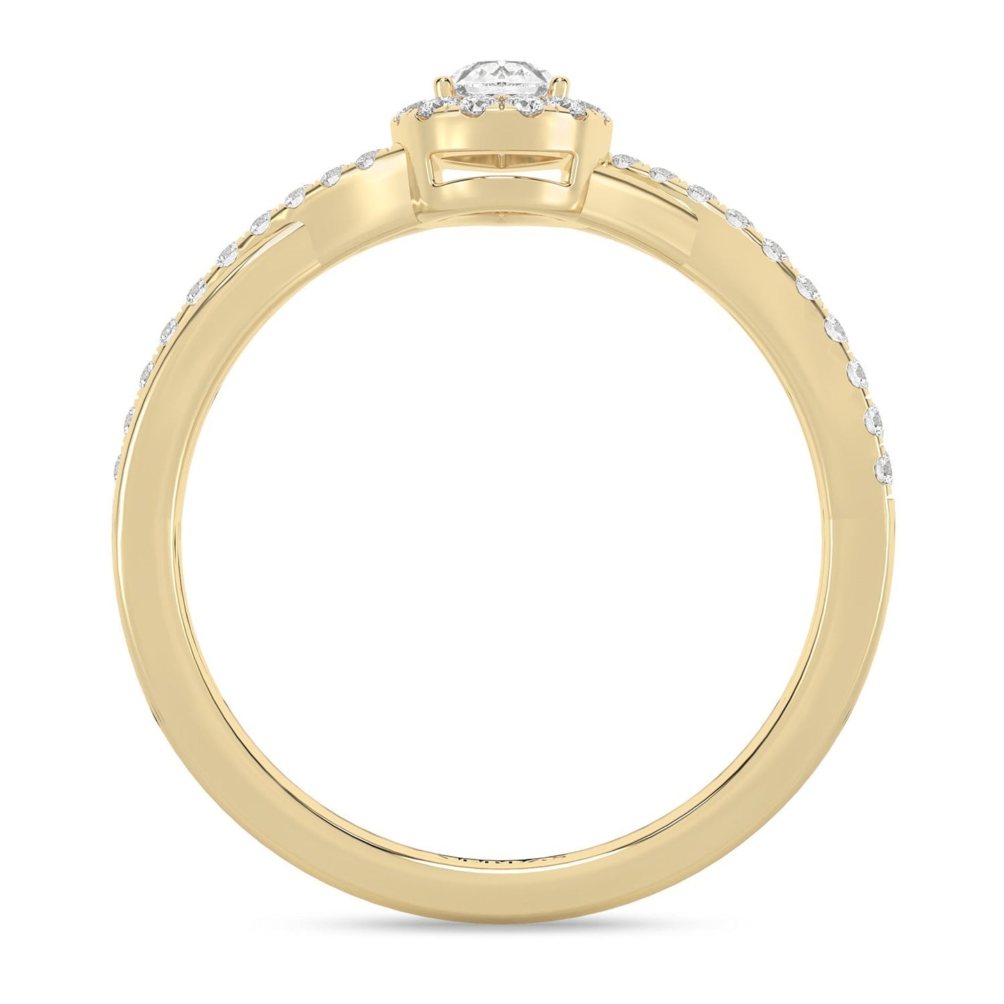 Essential 4-Pronged Round Ring_Product Angle_1/3 Ct. - 3