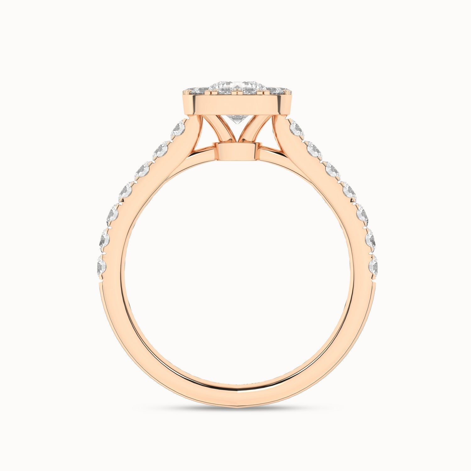 Signature Iconic Round-Princess Halo Ring_Product Angle_1 1/3Ct - 2