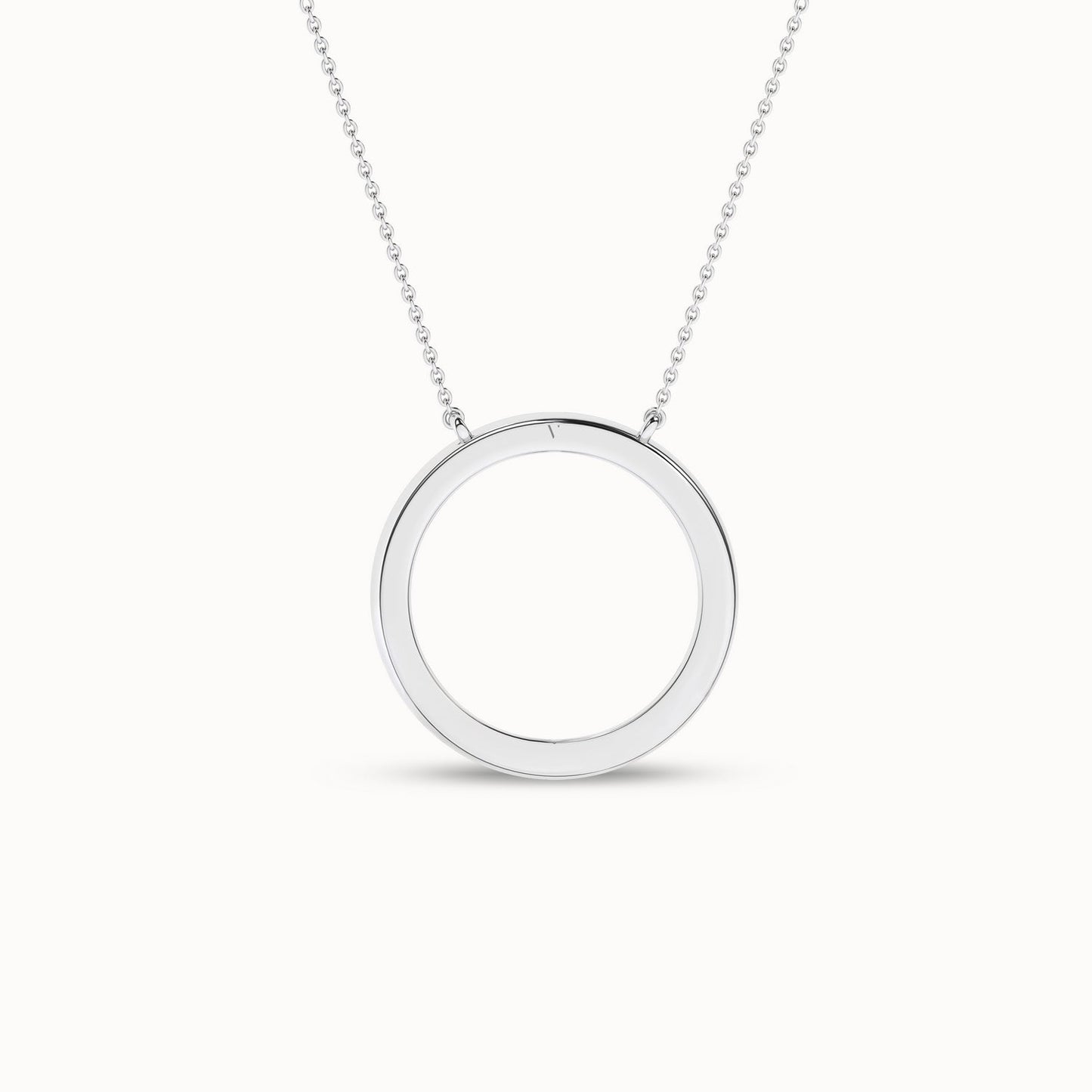 Circular Silhouette Necklace_Product Angle_1/3Ct. - 3