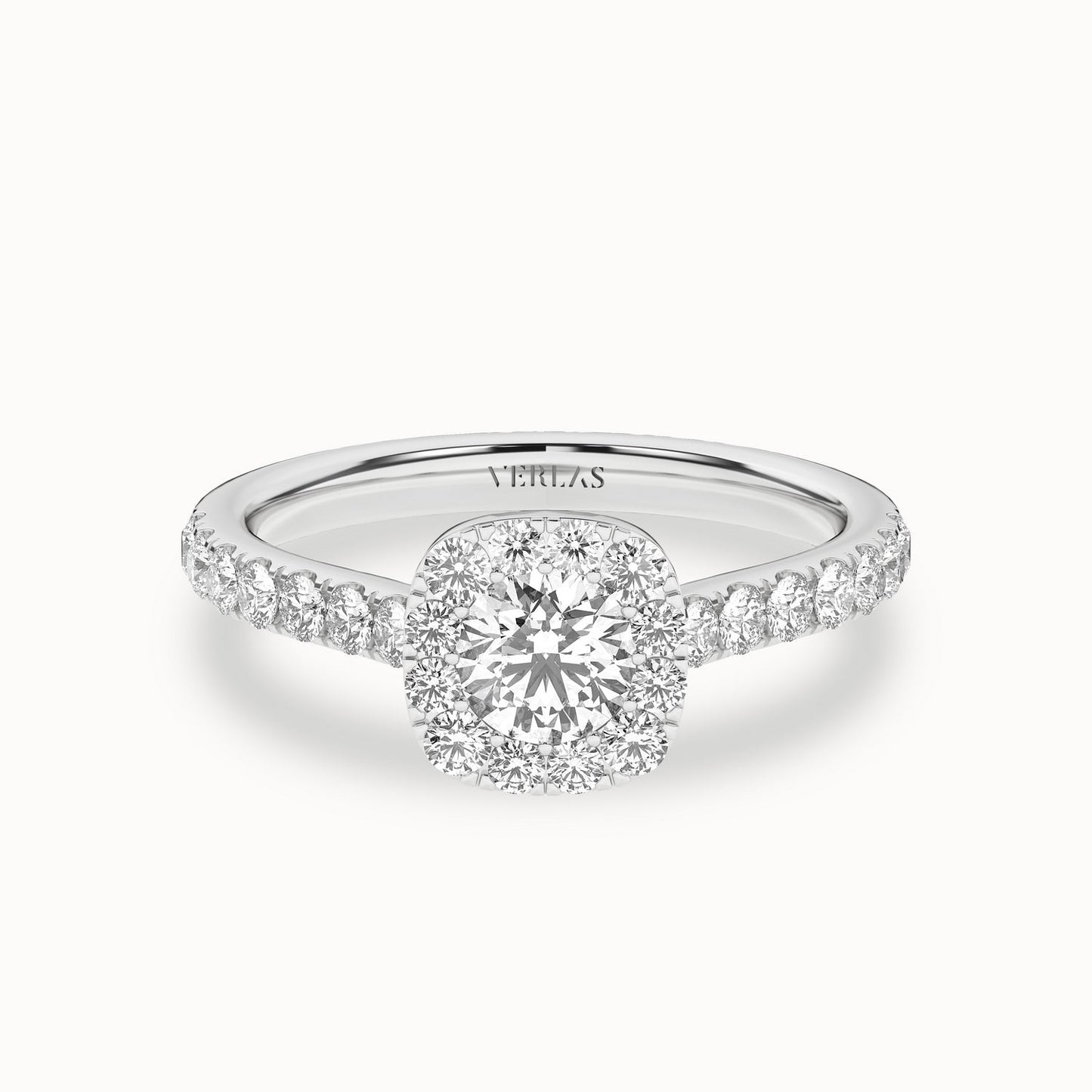 Signature Iconic Round-Princess Halo Ring_Product Angle_1 1/3Ct - 1