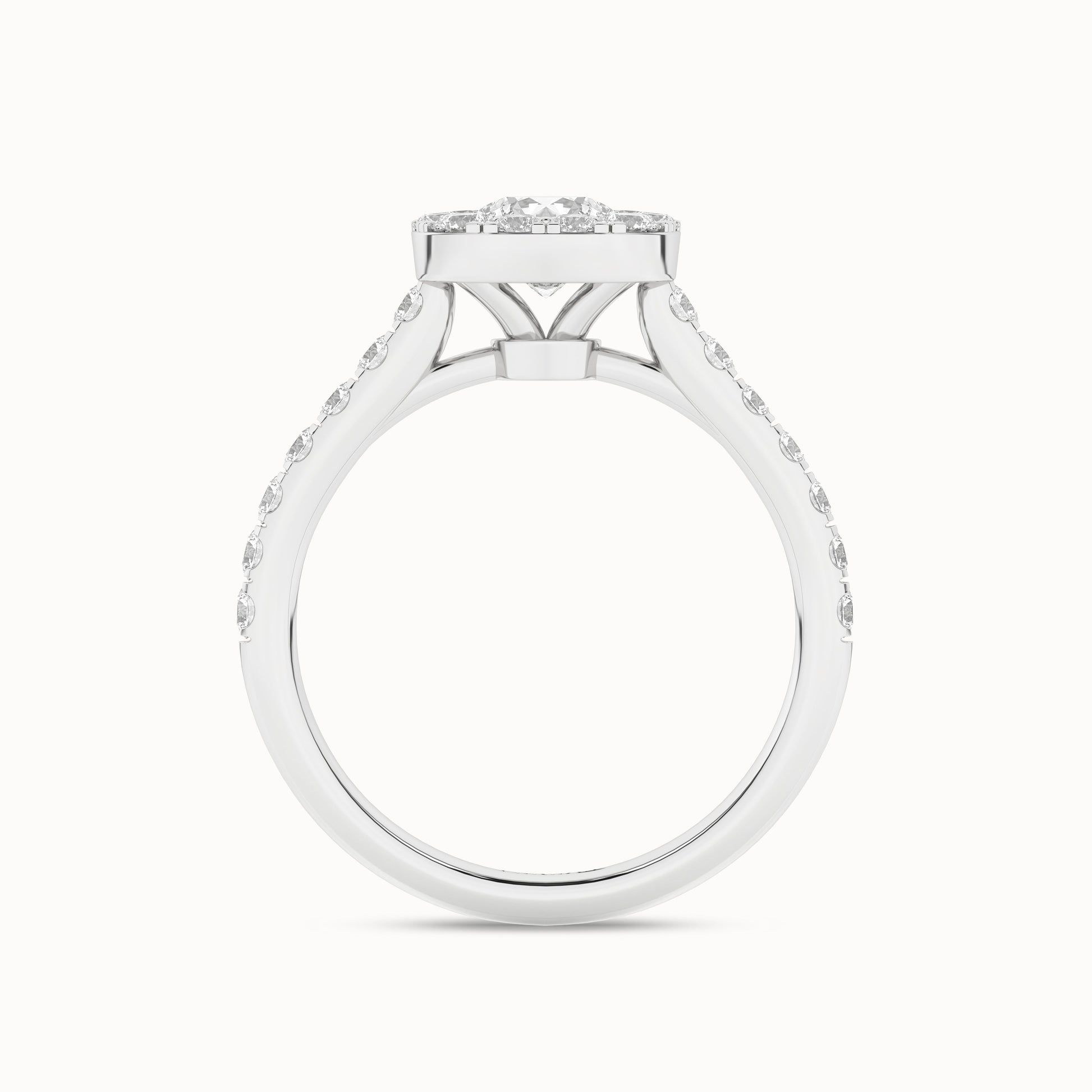 Signature Iconic Round-Princess Halo Ring_Product Angle_1 3/4Ct - 2