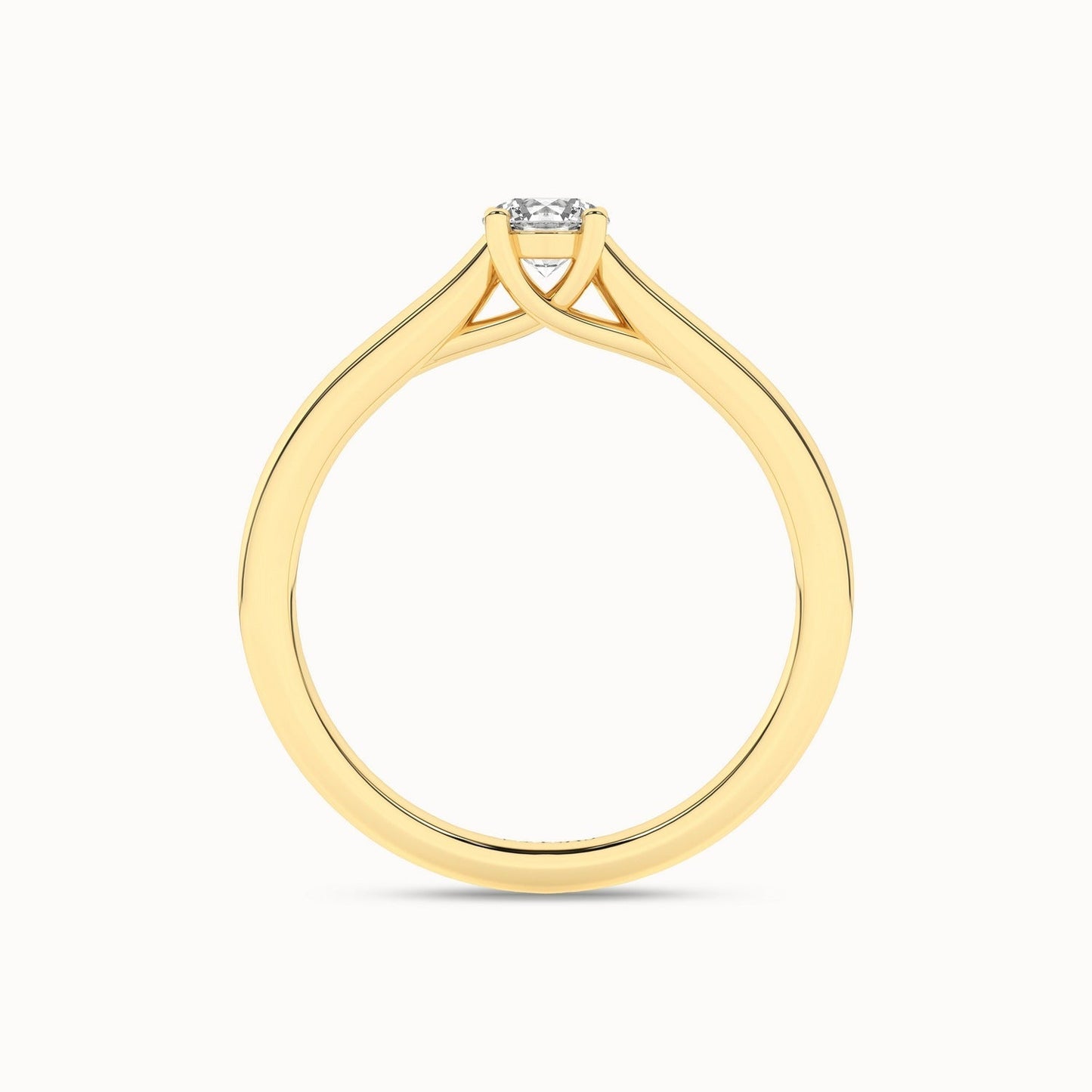 Timeless Round Ring_Product Angle_1/3Ct - 2