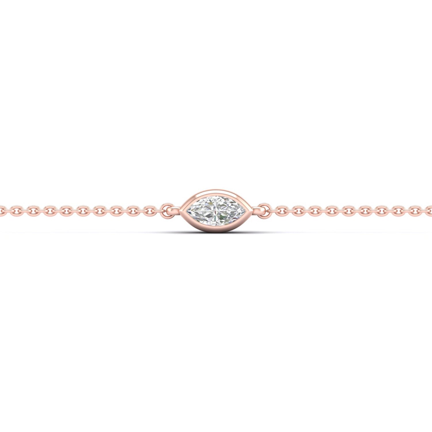 Marquise Diamond Glitter Bracelet_Product angle_1/5 Ct.  - 3