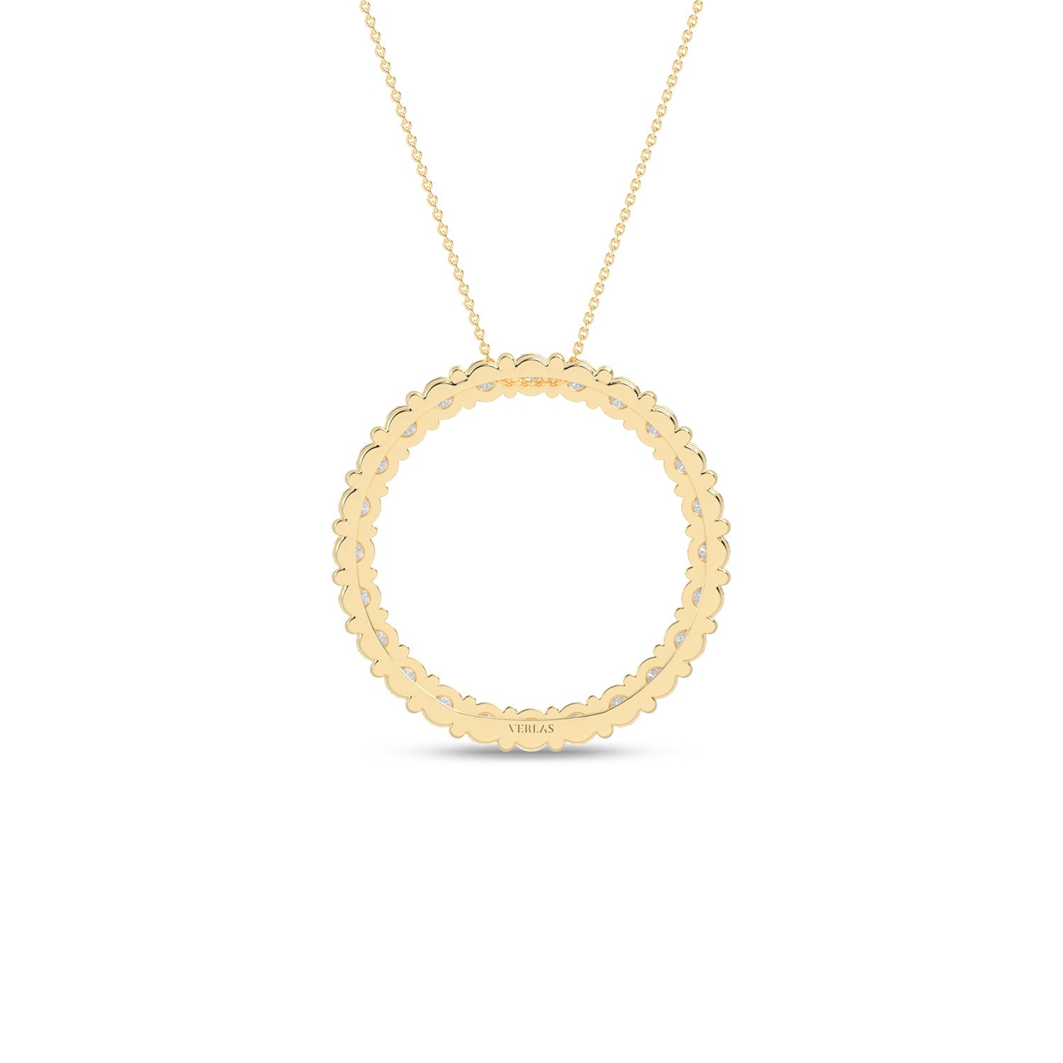 Circular Silhouette Atmos Necklace_Product Angle_1/2 Ct. - 3