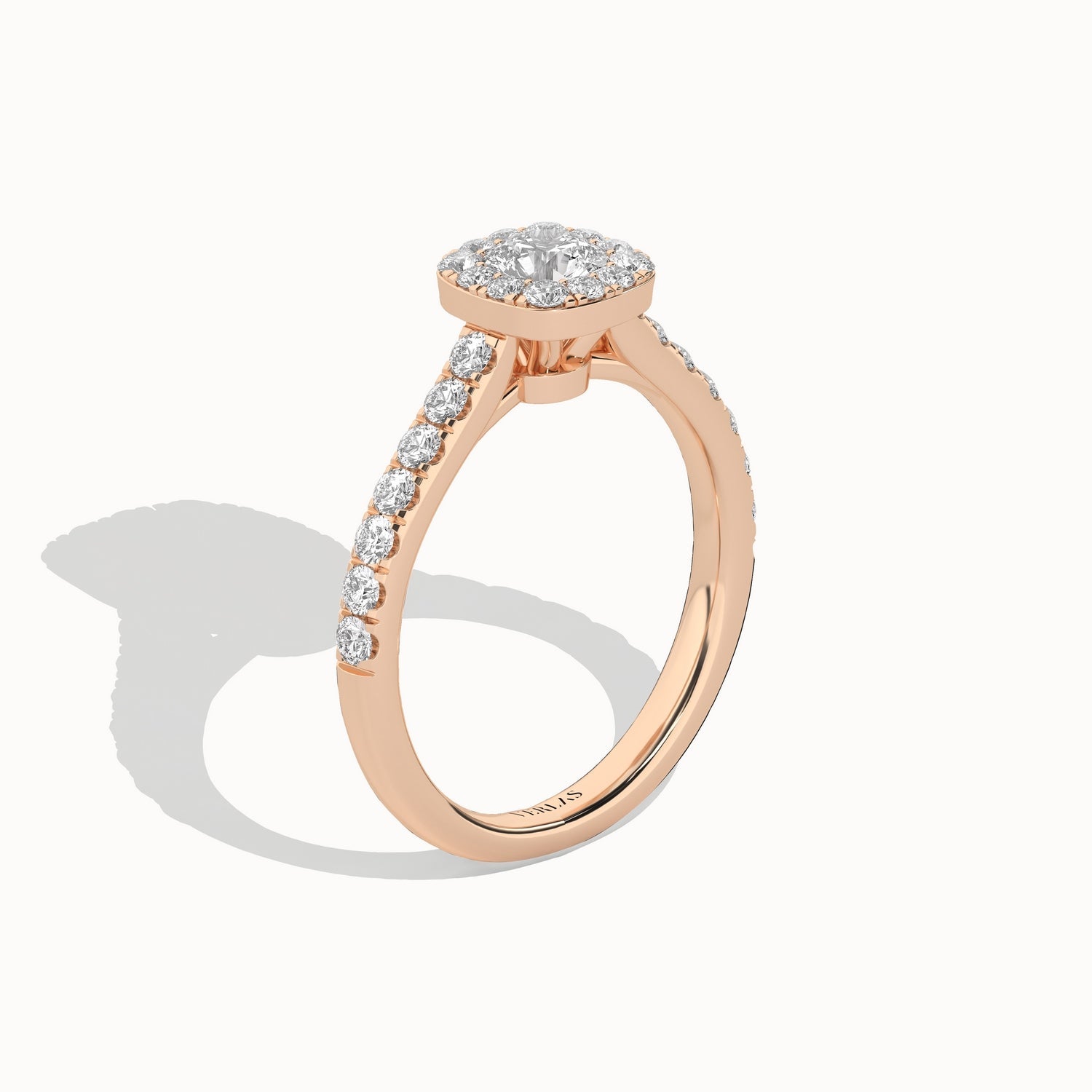 Signature Iconic Round-Princess Halo Ring_Product Angle_1Ct - 2