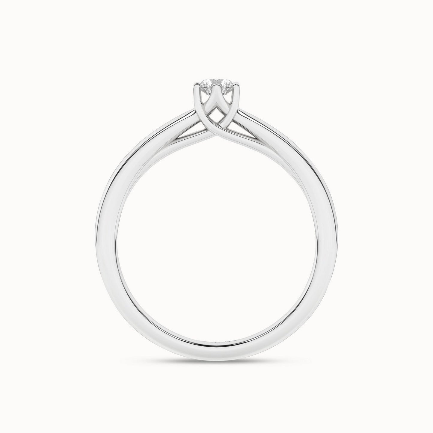 6-Pronged Round Ring_Product Angle_1/6Ct - 2