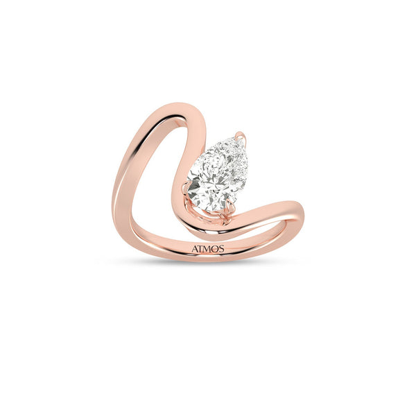 Atmos Curved Shank Dewdrop Ring_Product Angle_PCP Main Image