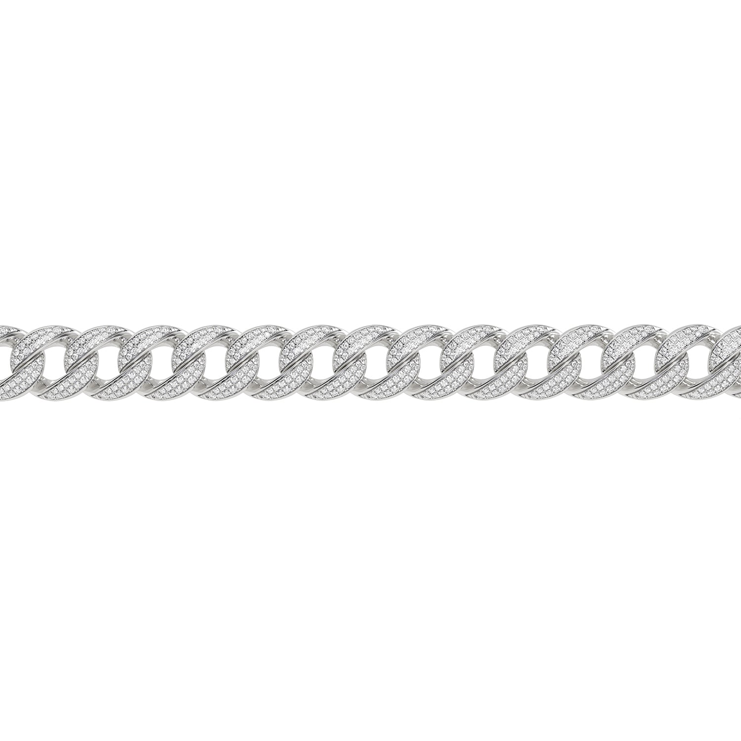 Diamond Cuban Link Bracelet_Product Angle_2 Ct. - 3