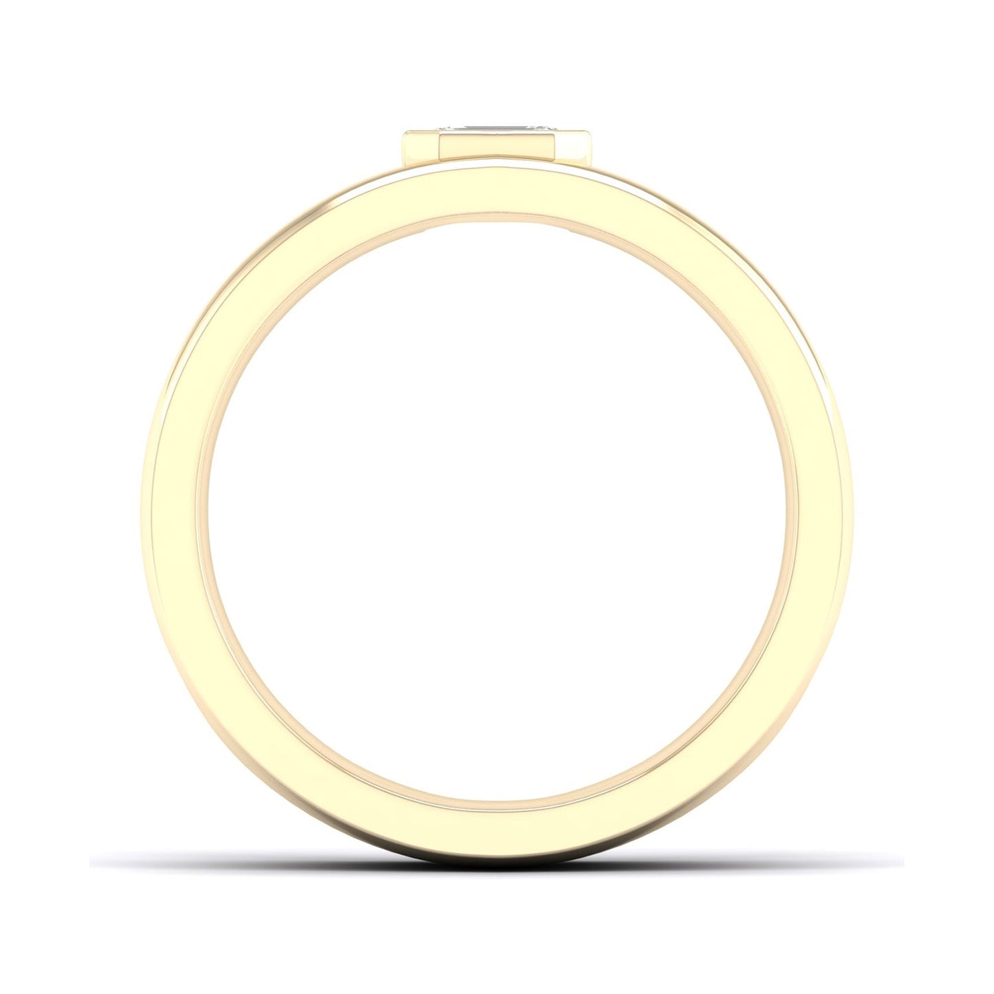 Essential 4-Pronged Round Ring_Product Angle_1/4 Ct. - 3
