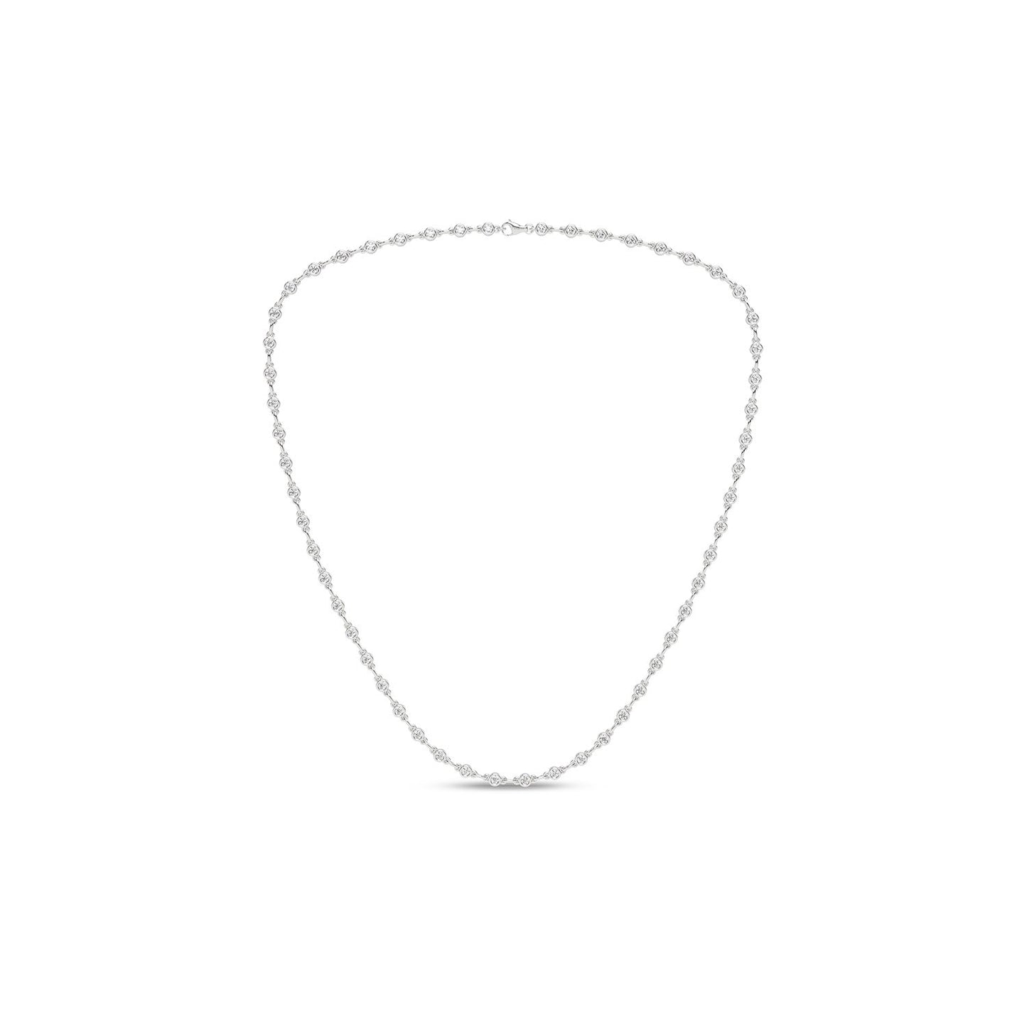 Atmos Bezel Set Diamond Necklace_Product Angle_PCP Main Image