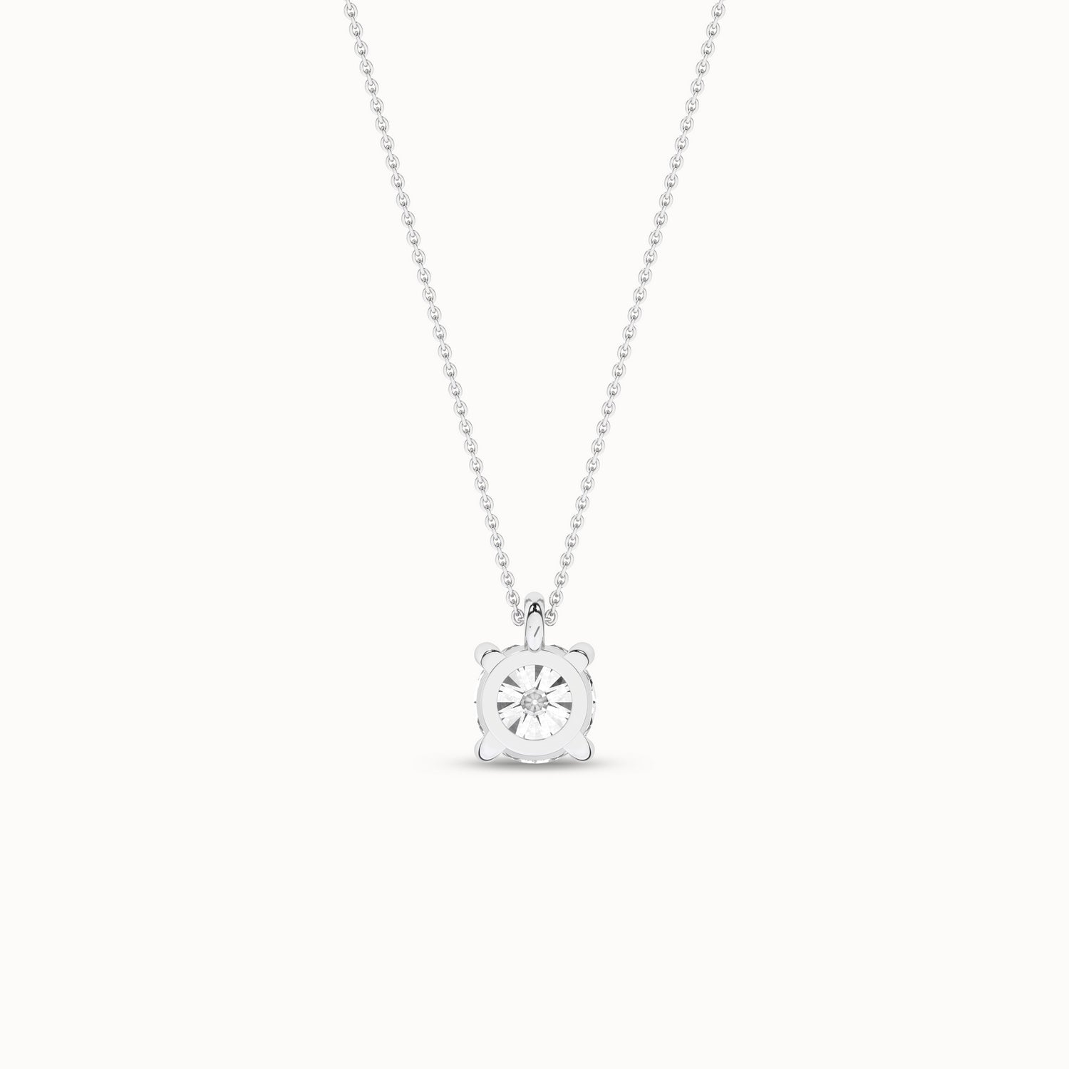 Essential Round Necklace _Product Angle_3/4Ct. - 1