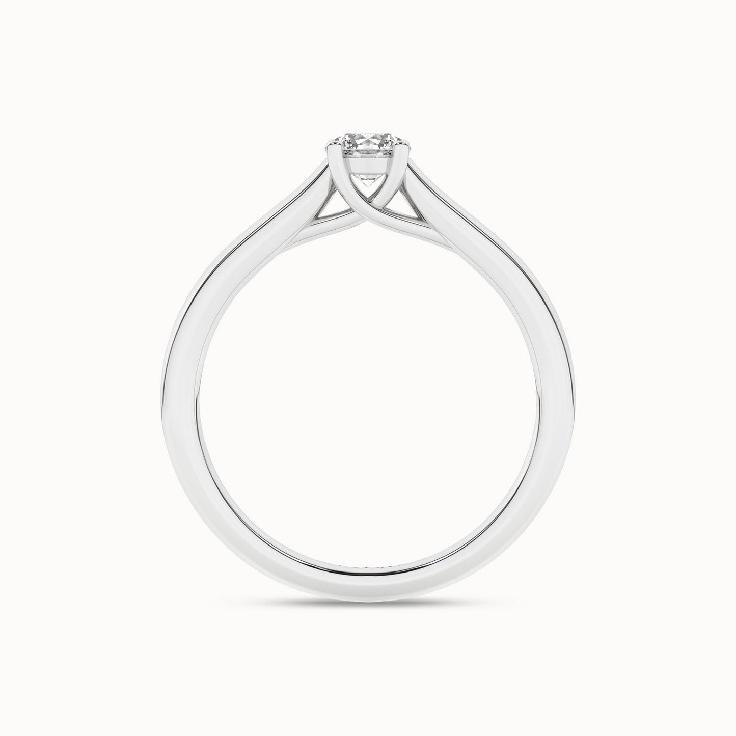 Timeless Round Ring_Product Angle_1/3Ct - 2