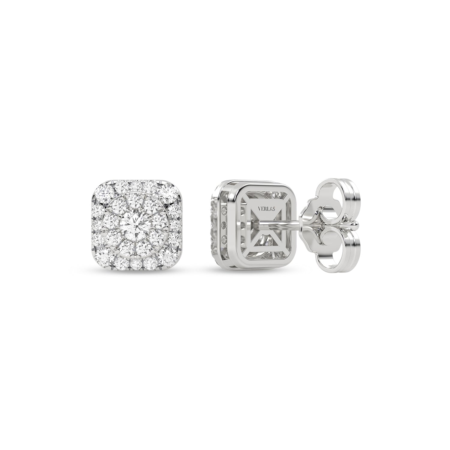 Round-Cushion Halo Studs_Product Angle_1/2 Ct. - 3