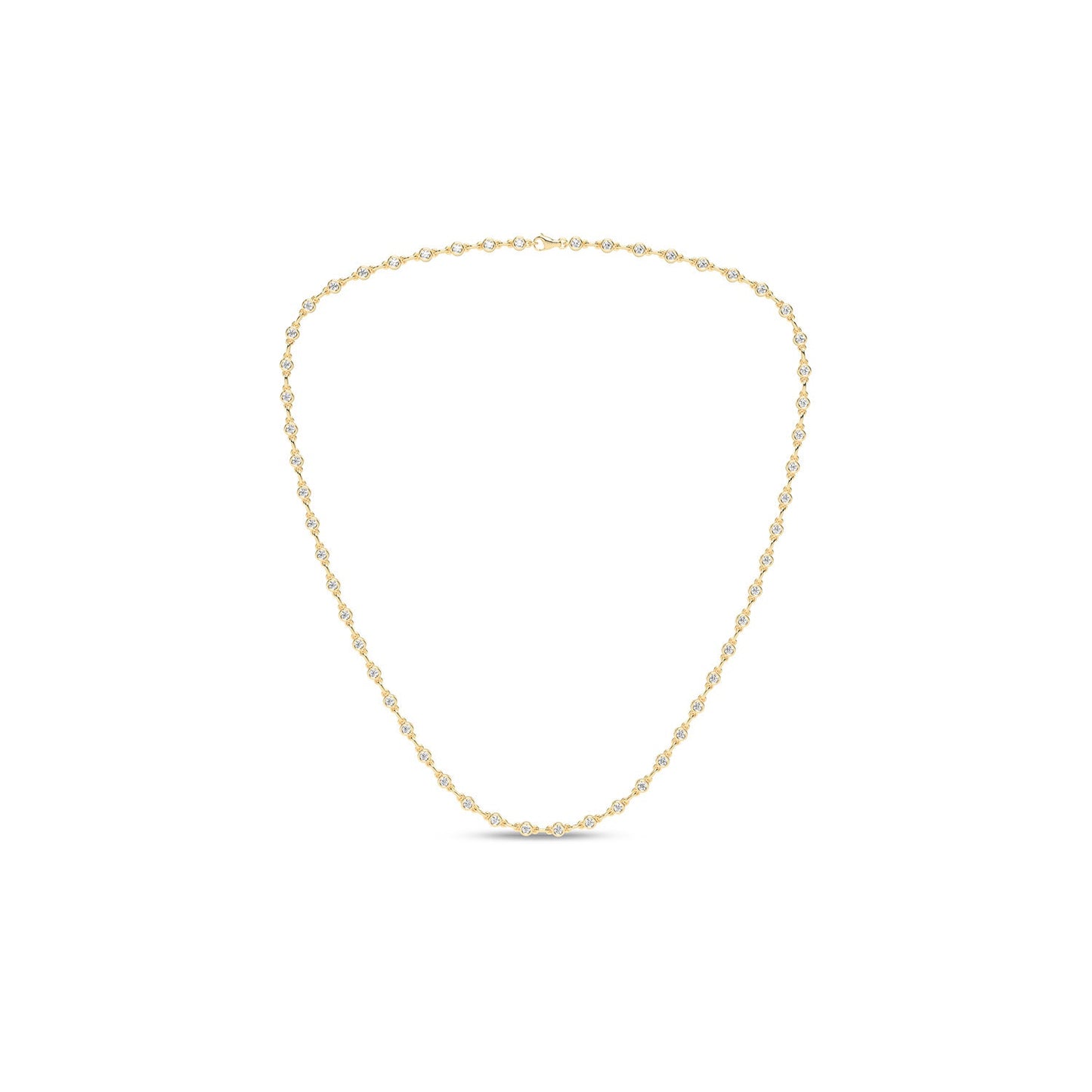 Atmos Bezel Set Diamond Necklace_Product Angle_PCP Main Image