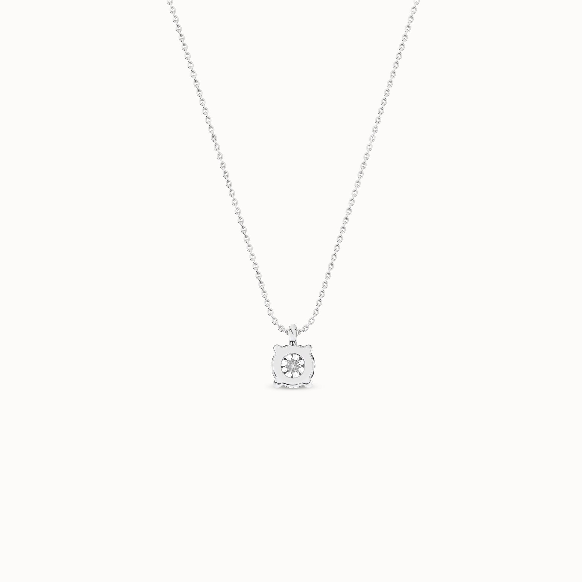 Essential Round Necklace _Product Angle_1/5Ct. - 3