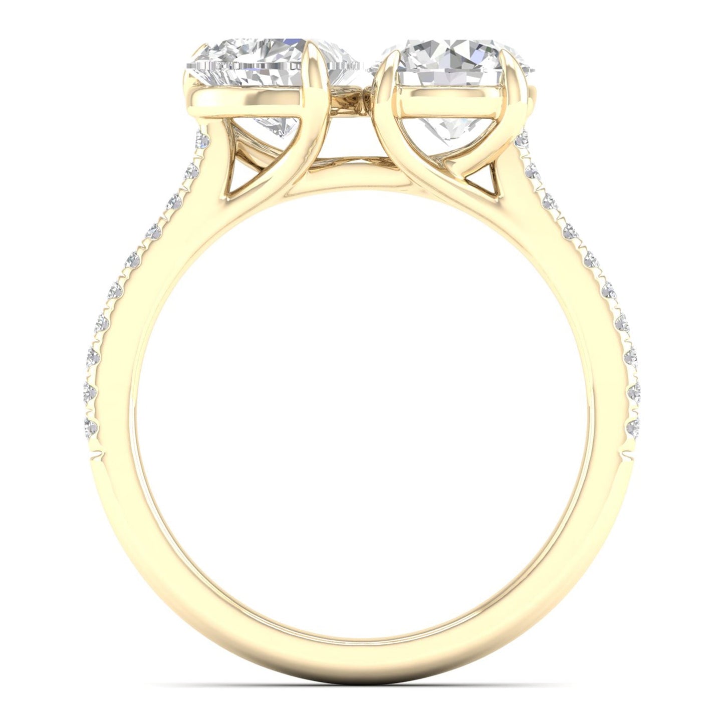 Atmos Heart Round Two Stone Diamond Ring_Product Angle_2 1/6 Ct. - 3